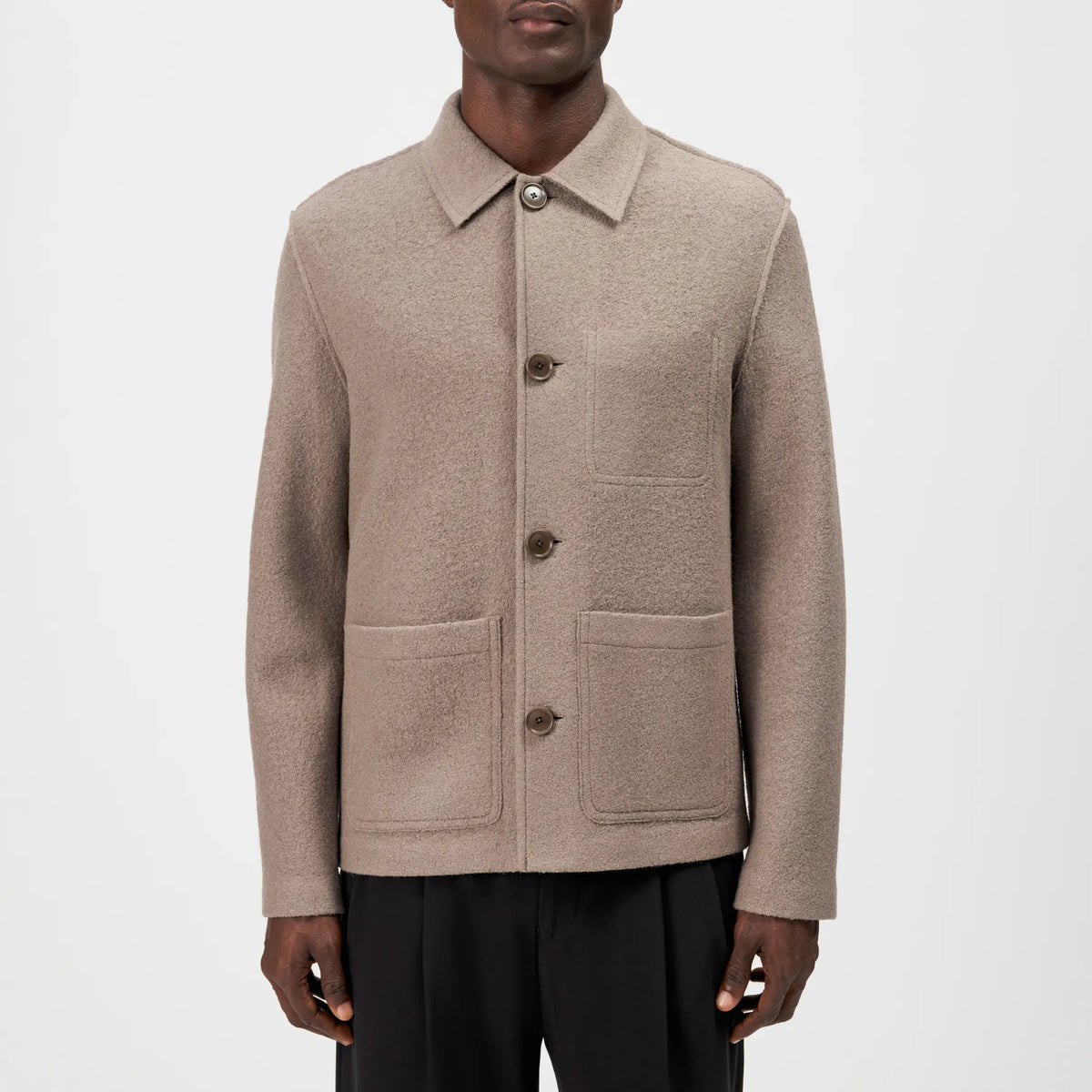 DRYKORN 120327 MAKONA Wolljacke braun