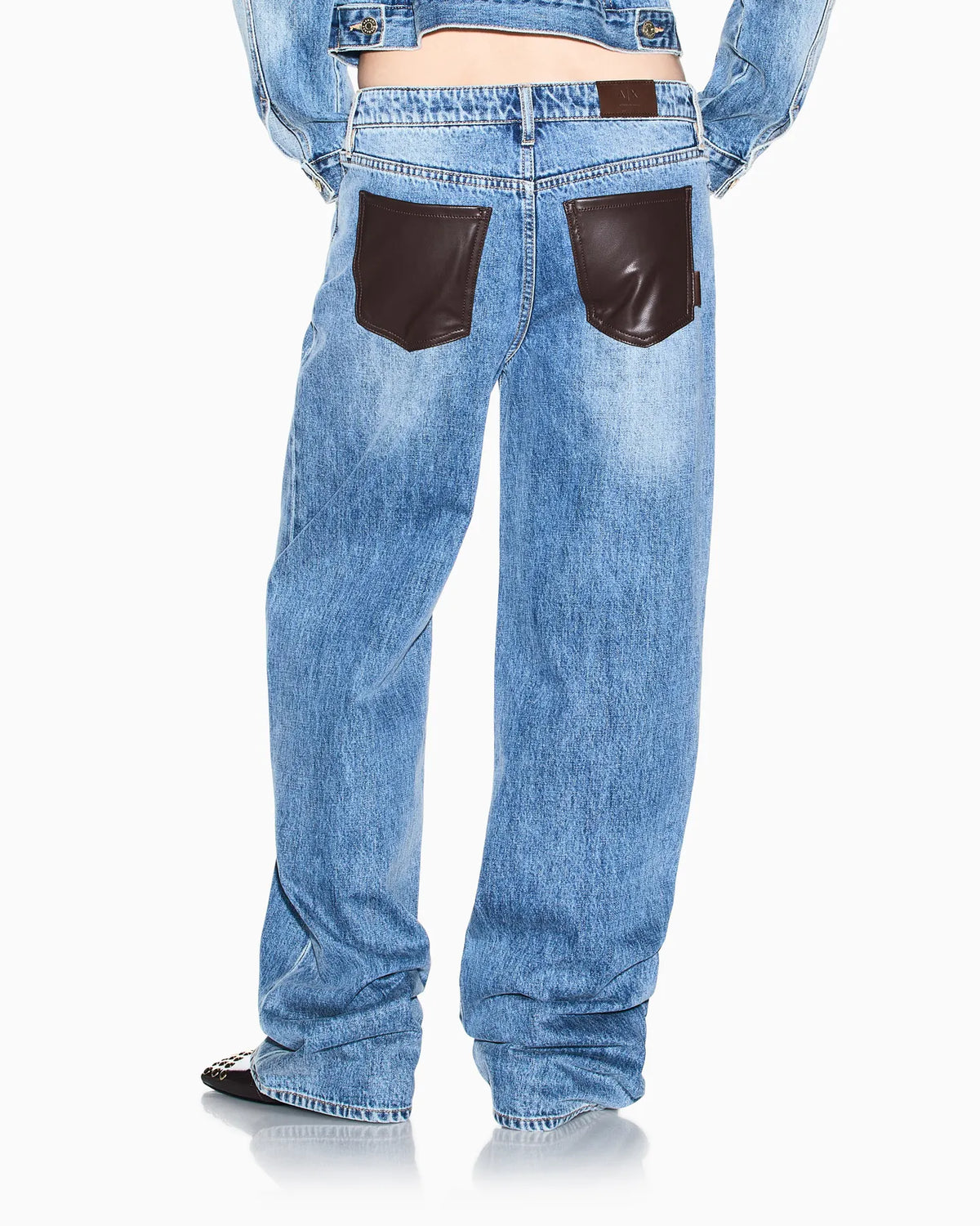 ARMANI XW000056 AF25766 Damen Jeans MB001 BLUE DENIM