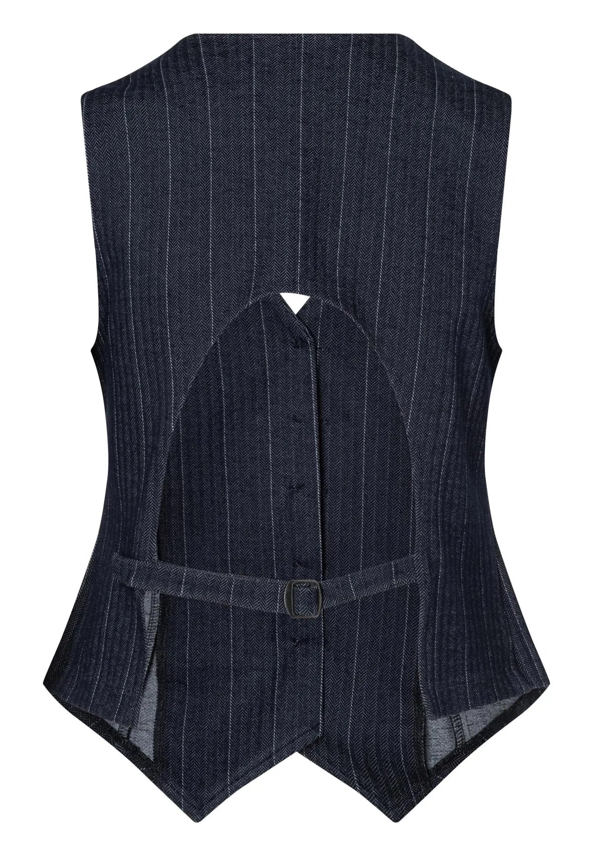 ANA ALCAZAR 032149-390 Nadelstreifen Weste blau