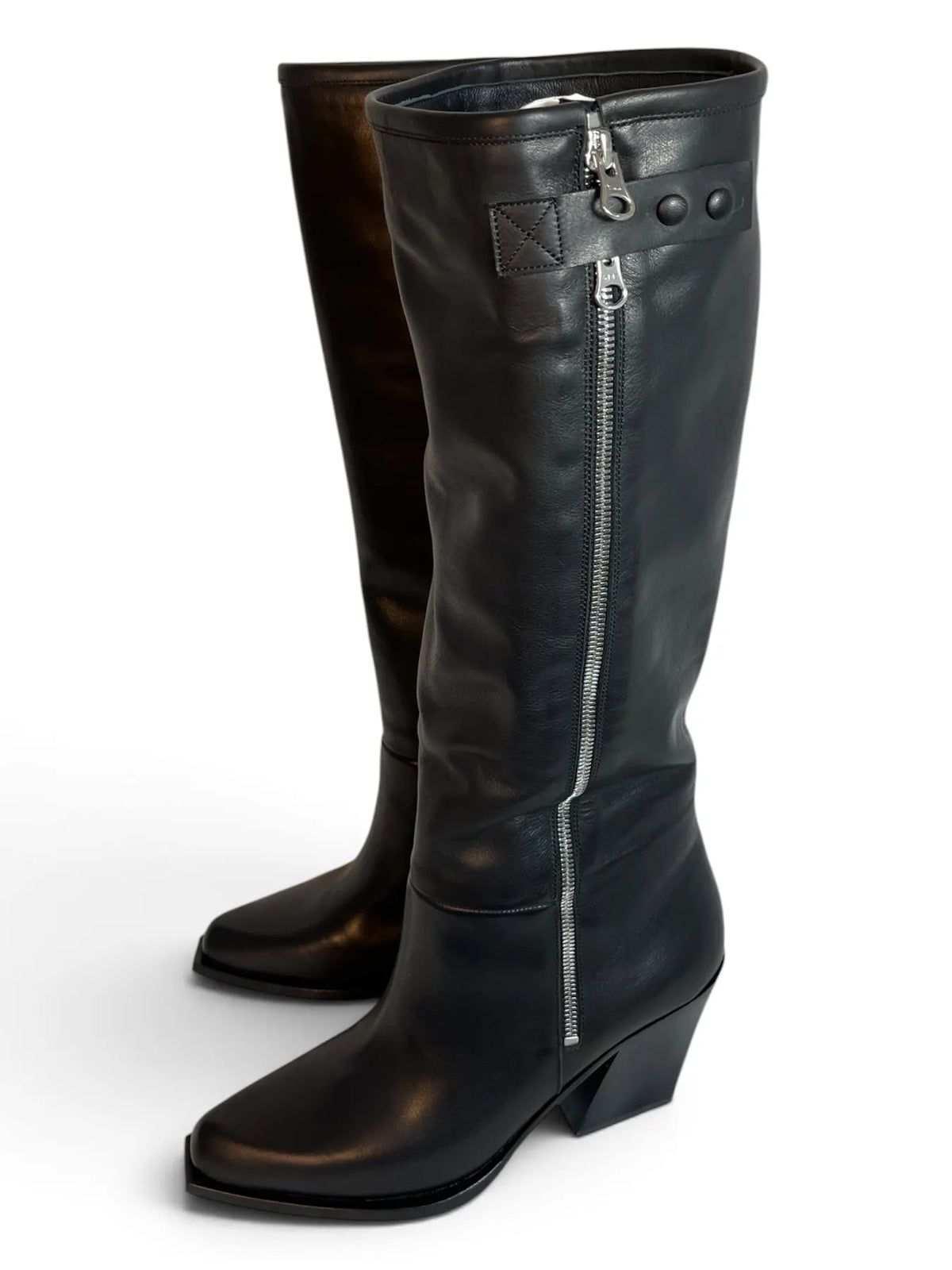 VIC MATIE 6258 TOUCHE Schaftstiefel NERO