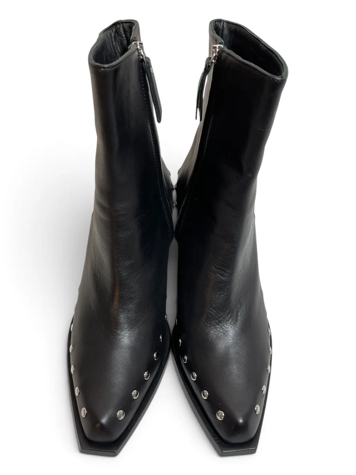 VIC MATIE 6250 XAVIER Cowboy Boots Stiefelette mit Nieten Schwarz