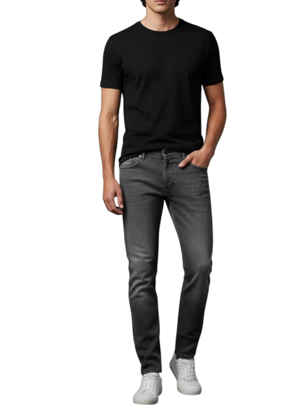 50568079 HUGO 634 SOFT TOUCH Jeans Knopfverschluss Medium Grey