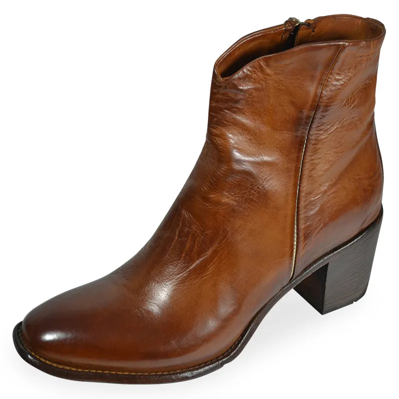 LEMARGO ED02A LIANA Damen Stiefellette Pell.Diver Cognac.