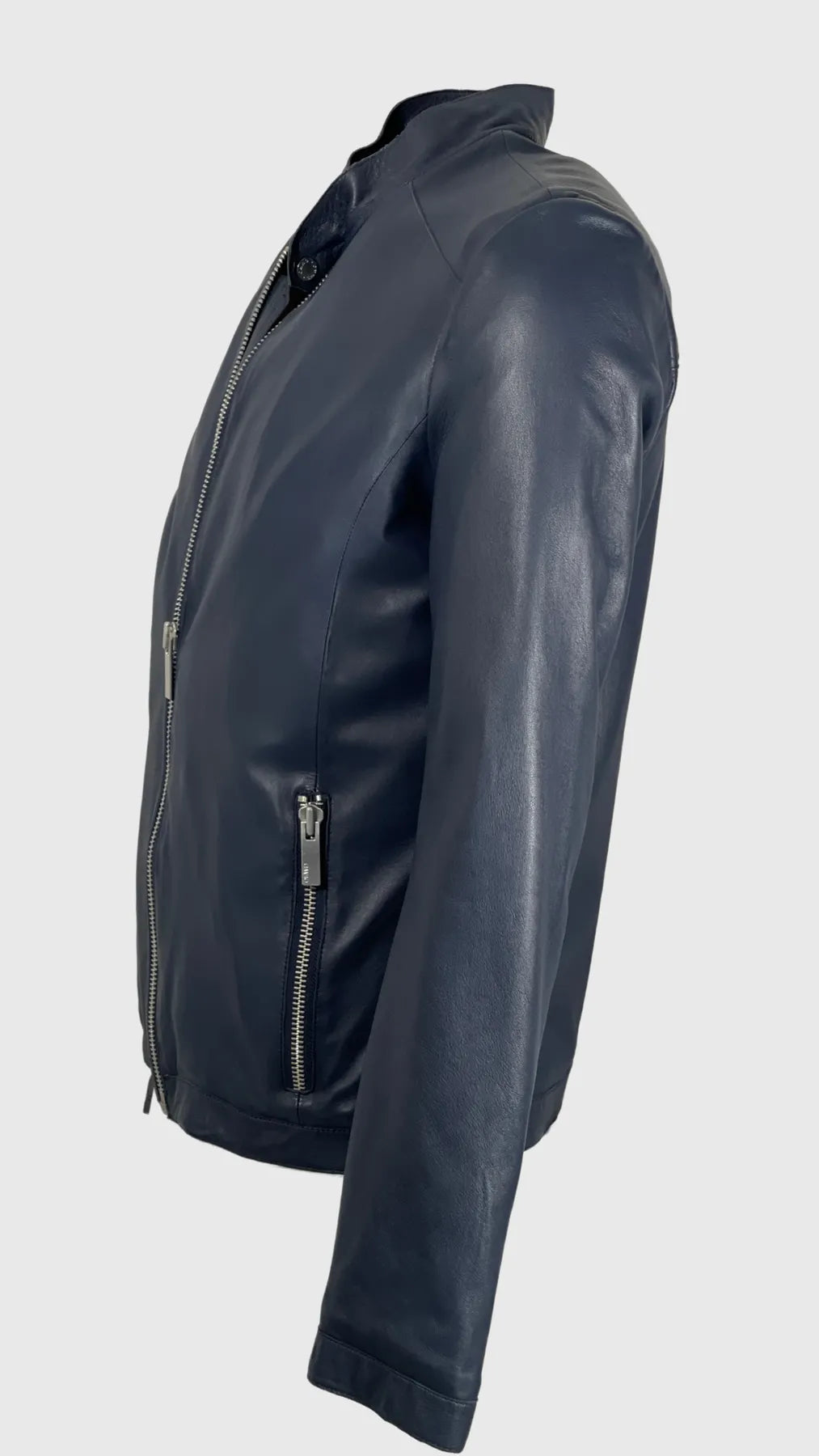 OAKWOOD MARKER 63841 Herren Leder Jacke Jeansblau 534.