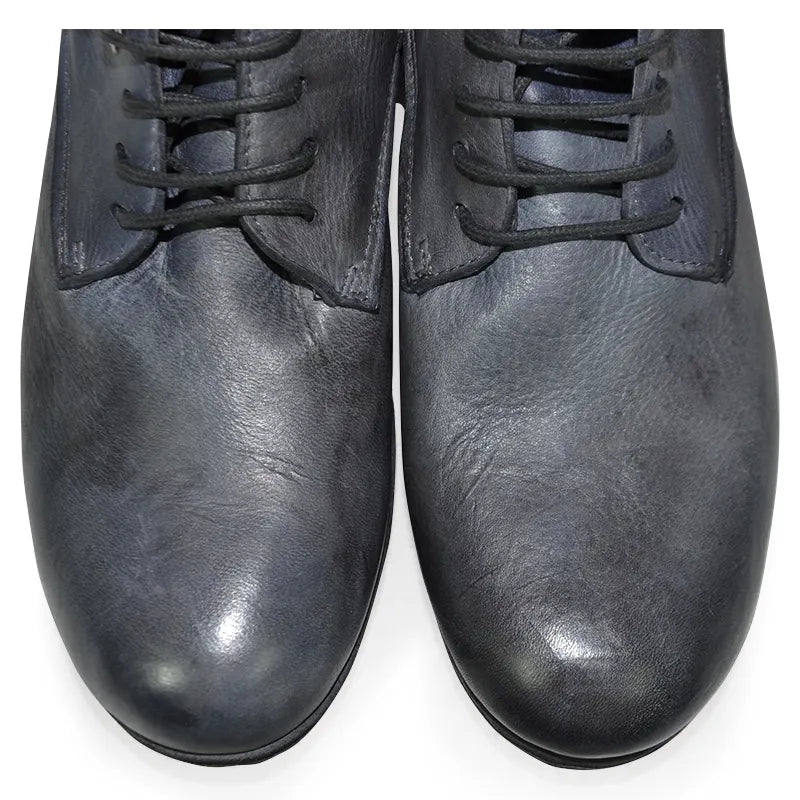 GIDIGIO AP060038 CERVO DAMEN STIEFELETTE USED LOOK ANTHRAZIT GRAU RABBIT.