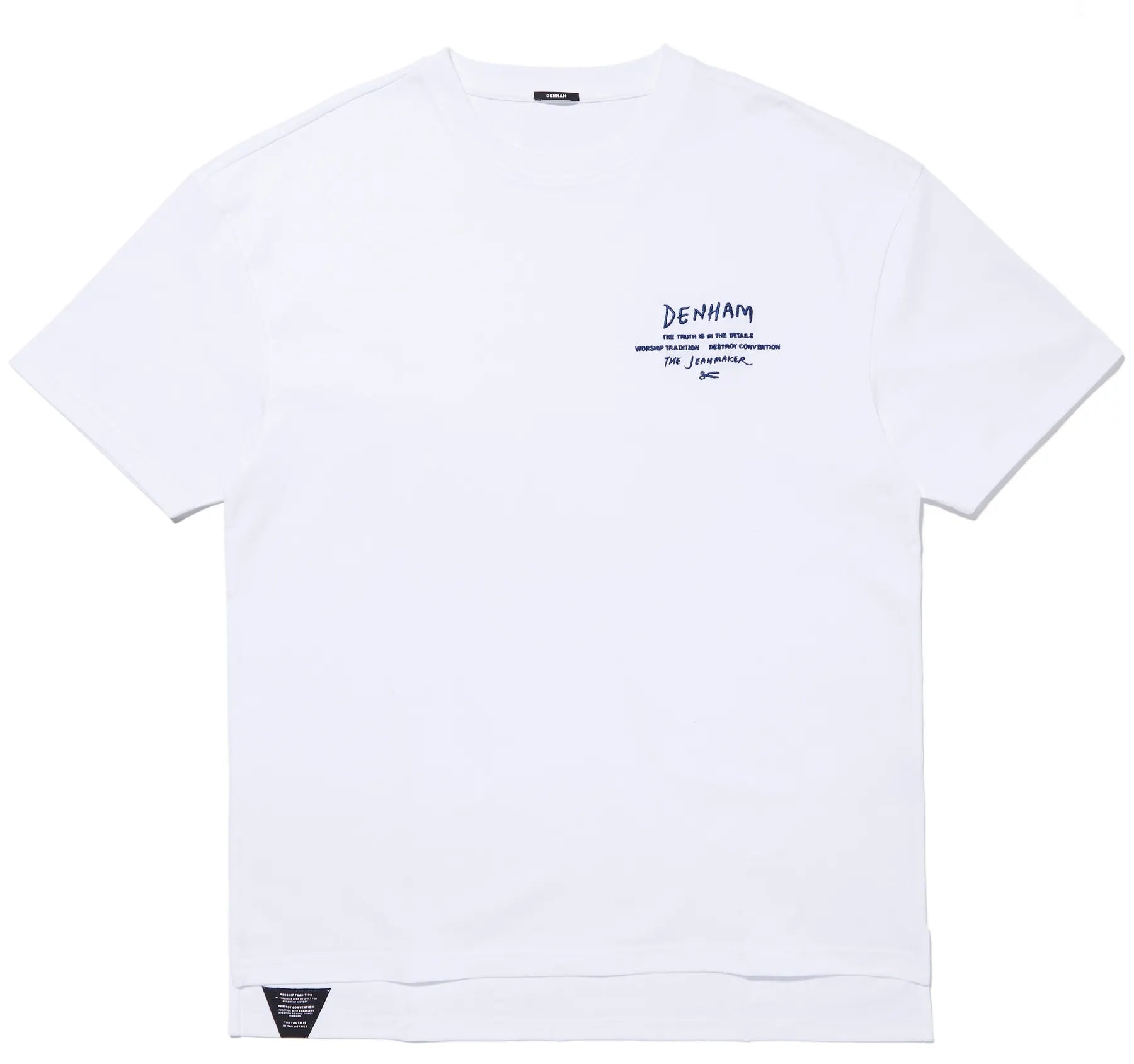 DENHAM 01-22-02-52-190 SACHI BOX TEE HCJ Herren T-Shirt WHITE 1