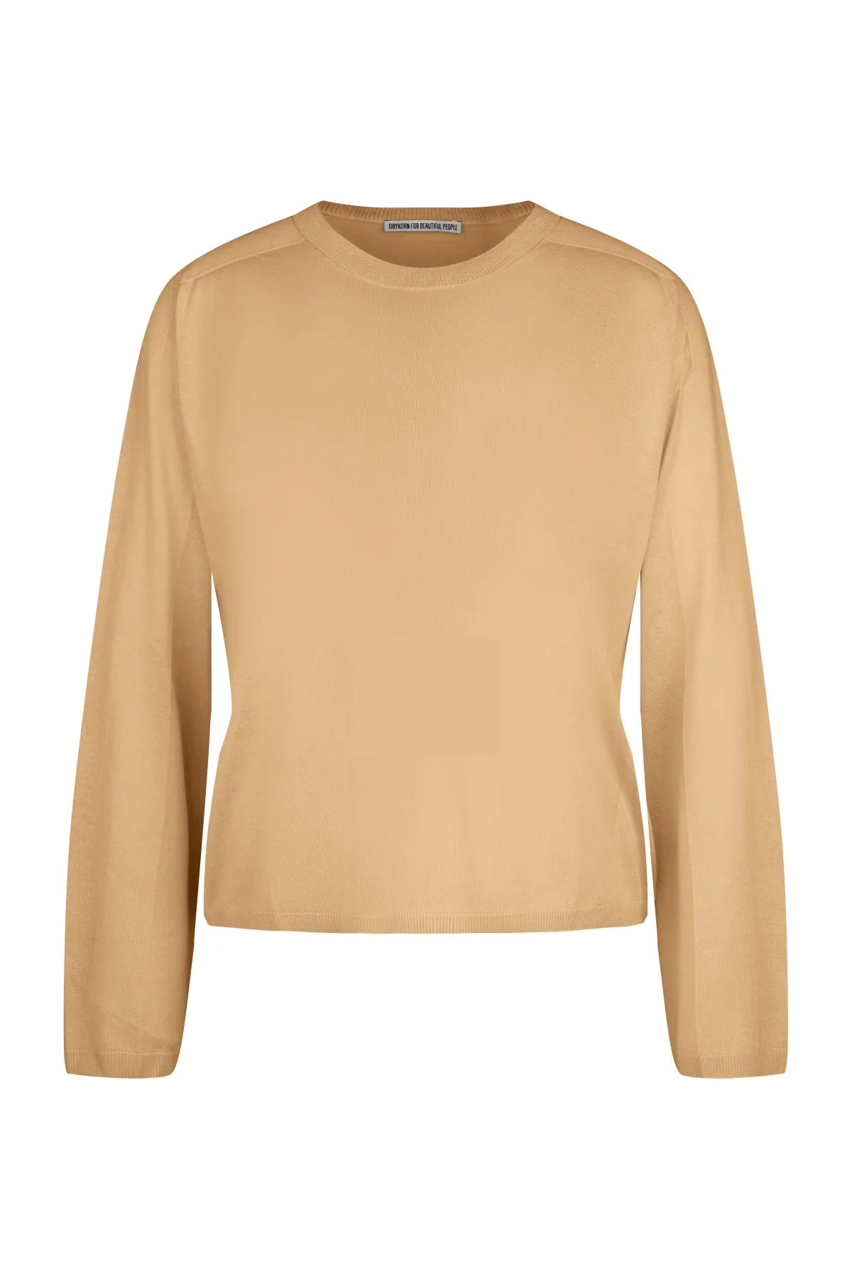 DRYKORN 420059 KIMONA 10 Damen Pullover aus Feinstrick Seide orange 4701