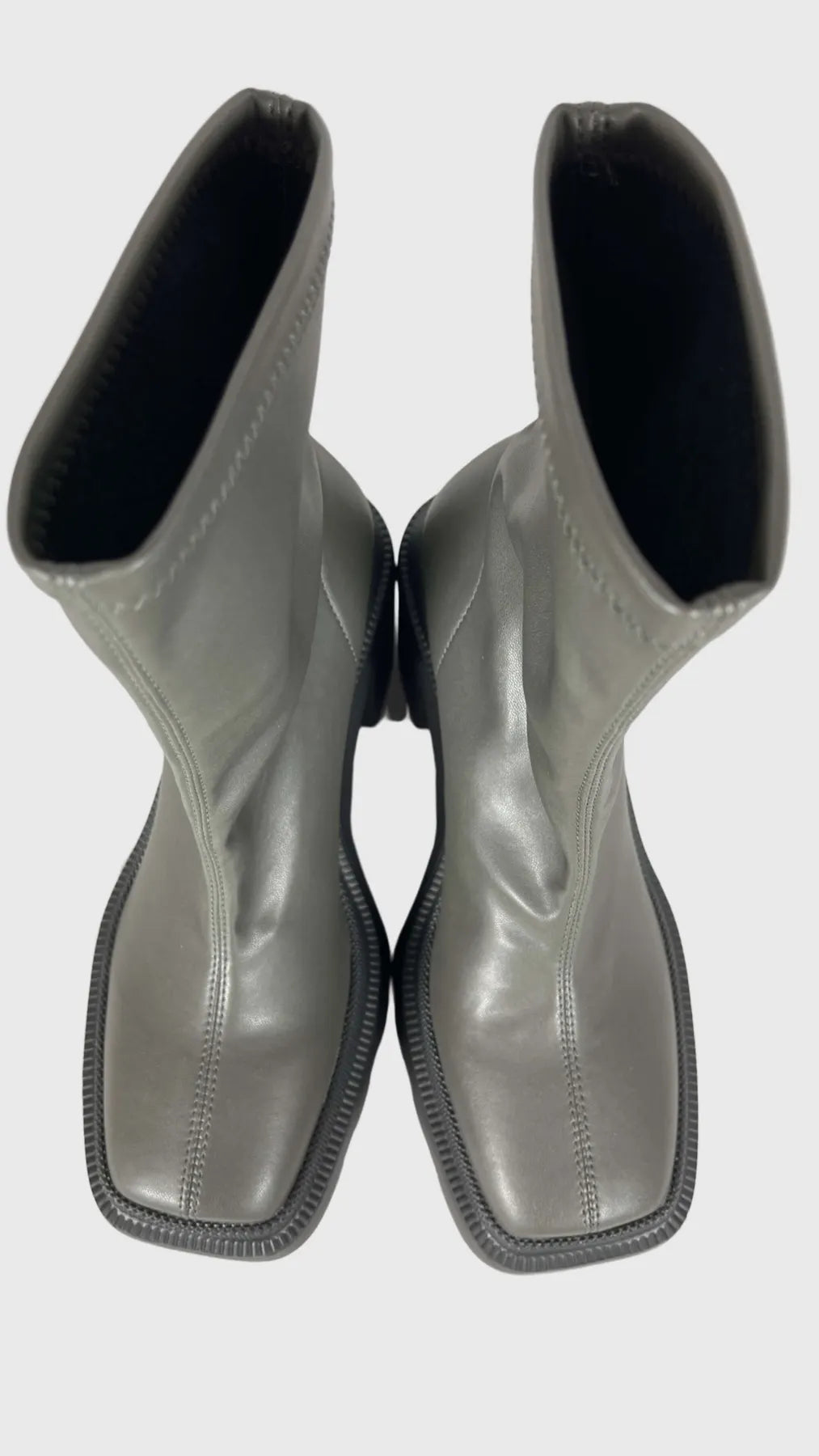 VIC MATIE 5006 CHARME Stiefeletten mit eckiger Kappe Khaki Grün MILITARY