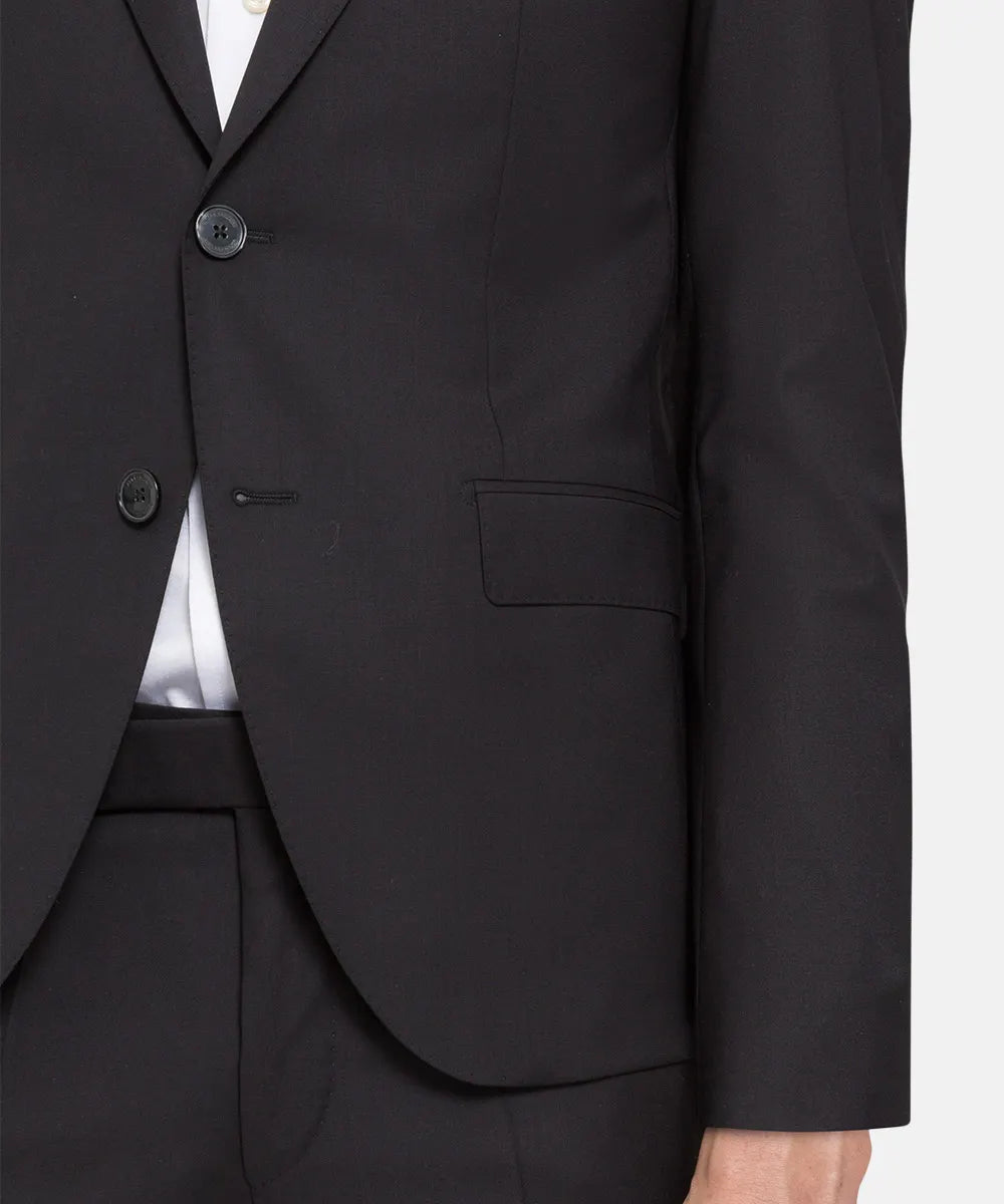 BALDESSARINI B0 14061.8830 Merano-2 Schurwolle Herren Sakko Schwarz 9000