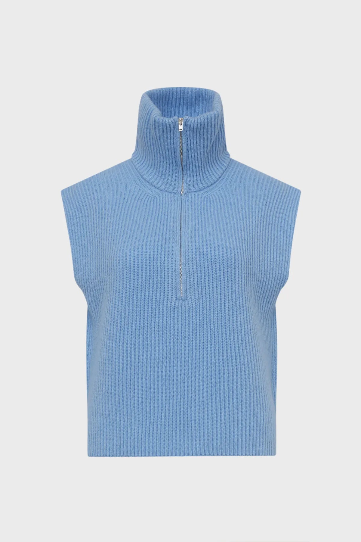 DRYKORN 420041 LEVKE 10 Damen Pullunder Schurwolle Blau