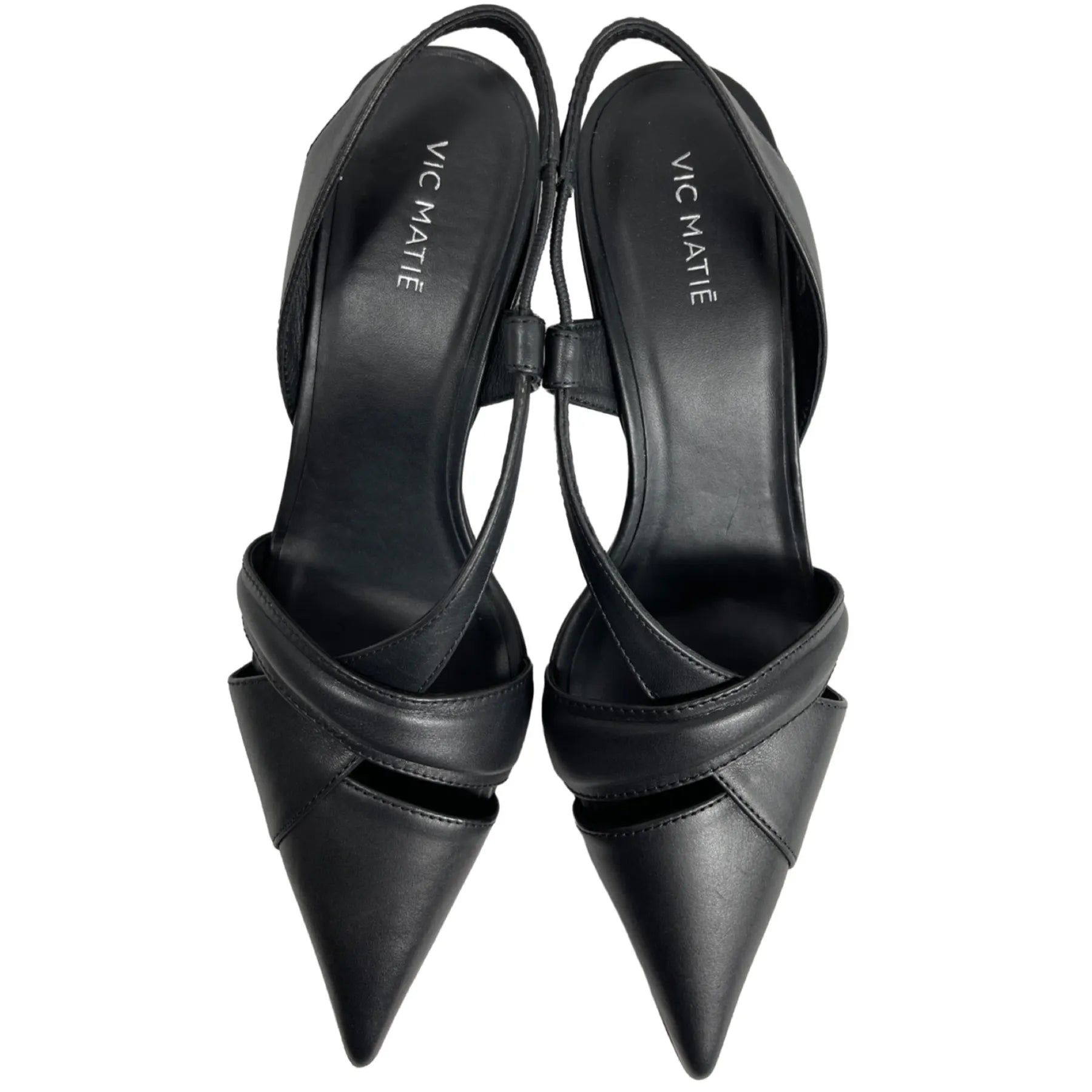 VIC MATIE 6502 ECLAIR SCARPA DAMEN SLING PUMPS SCHWARZ 101