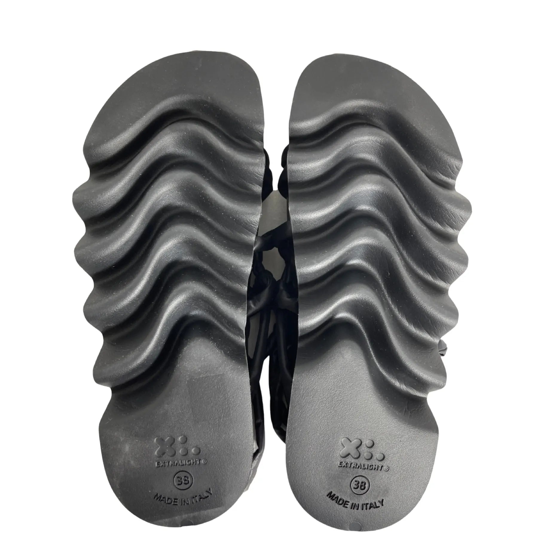 PATRIZIA BONFANTI DOVER ALISON COTTON DAMEN PLATEAU-SANDALETTE SCHWARZ.