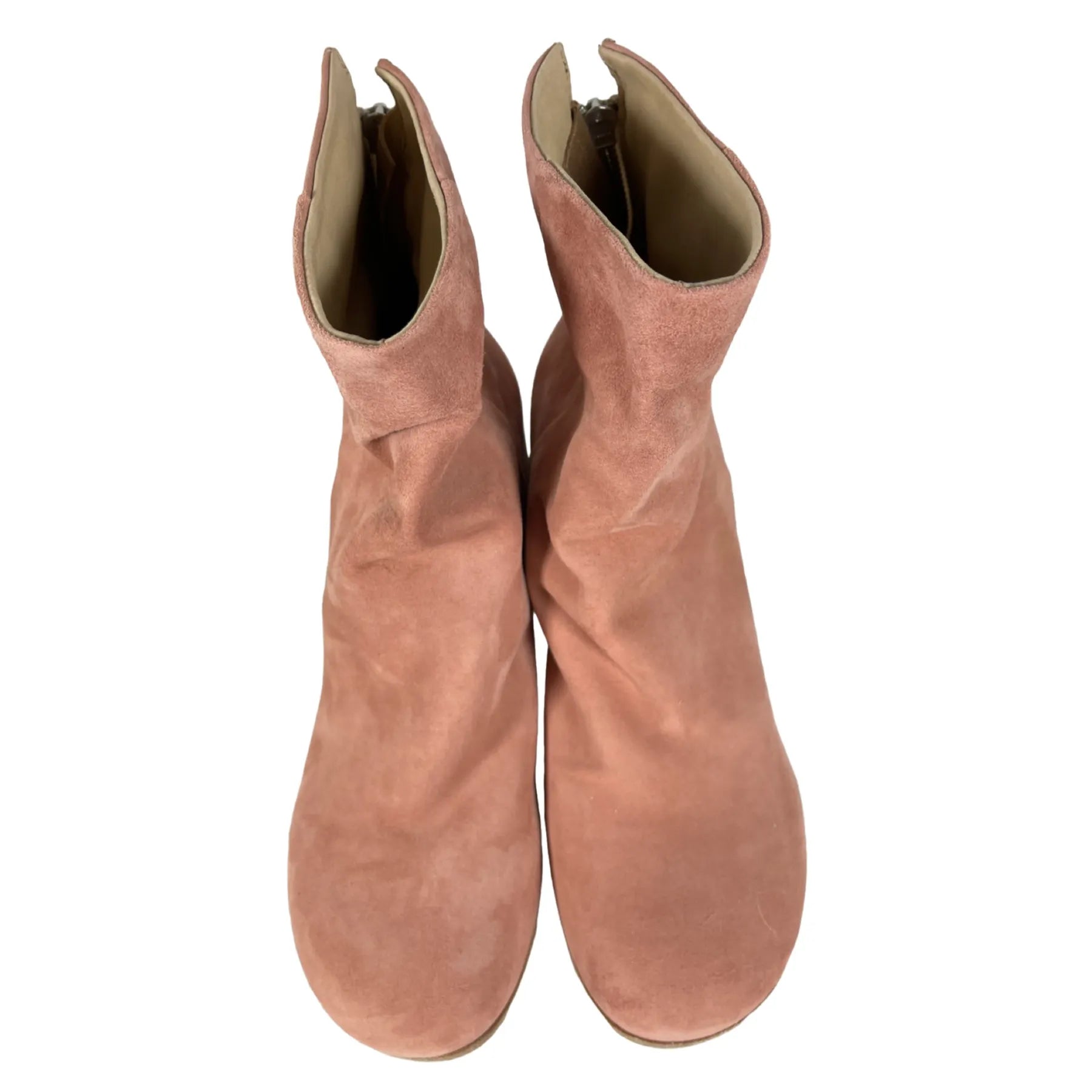 LEMARGO FP02B CAMOSCIO PELLAME Damen Stiefelette Suede Leder Rosa.