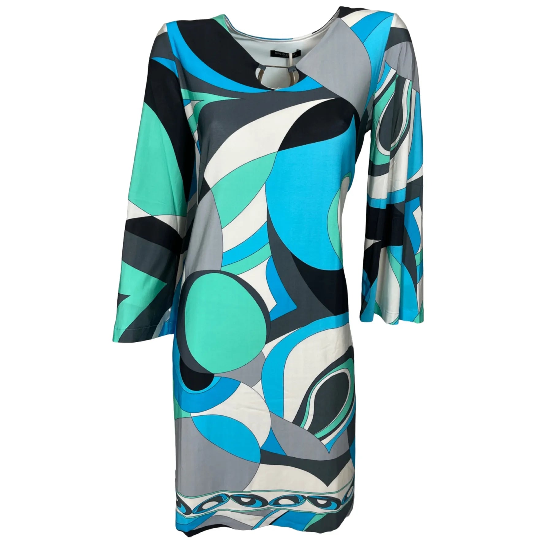 Ana Alcazar 049825-3397 tunic Damen Kleid Türkis original multicoloured