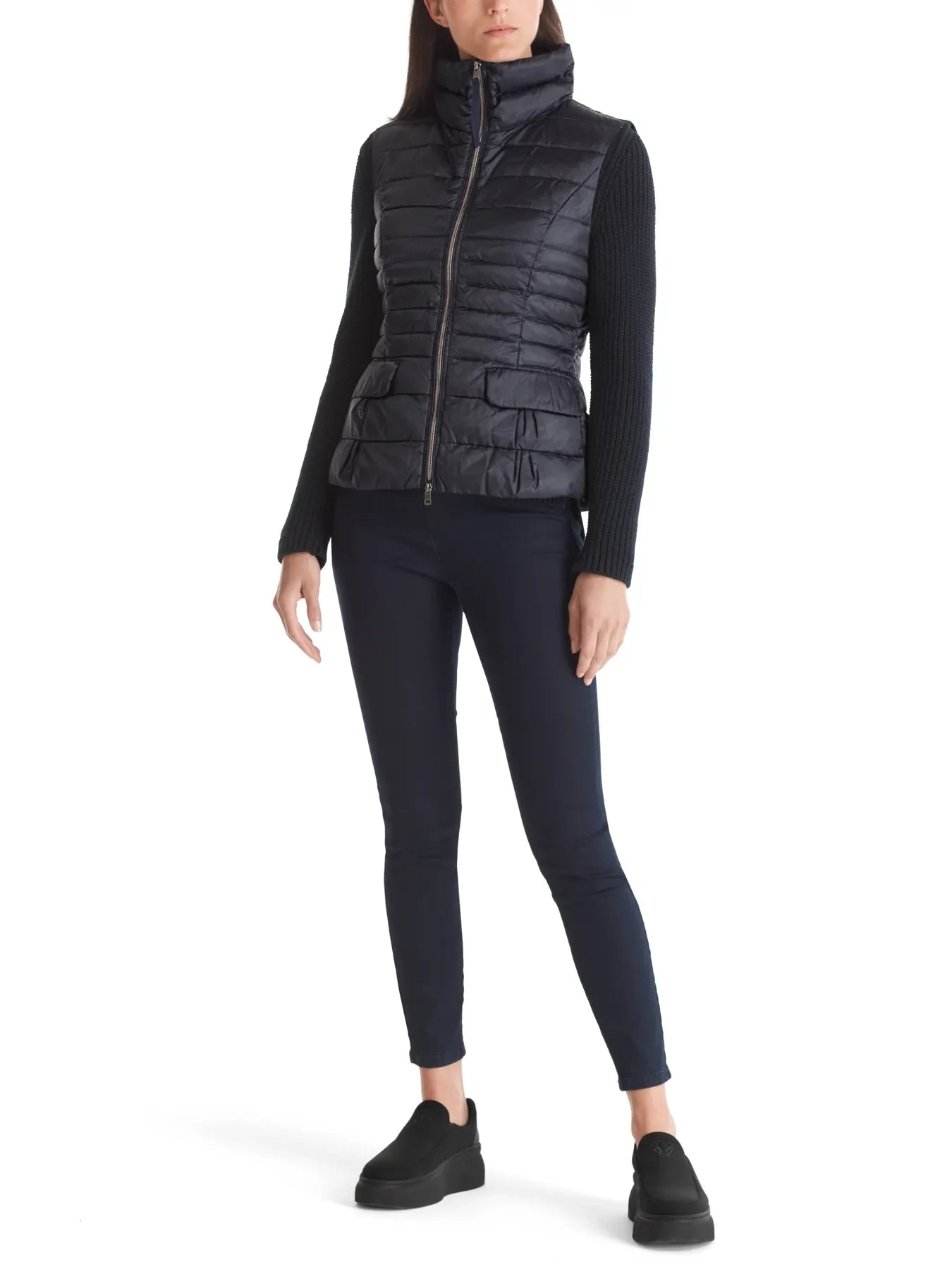 MARC CAIN +E 37.15 W11 Steppweste mit Daunenfutter black 900