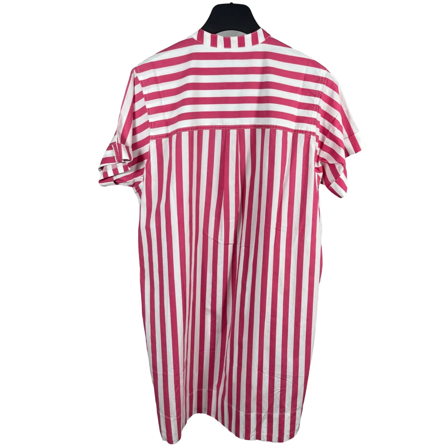 DENHAM 02-23-04-15-020 ANDREA DRESS TC Gestreiftes Kleid Rot/Weiß OXFORD PINK