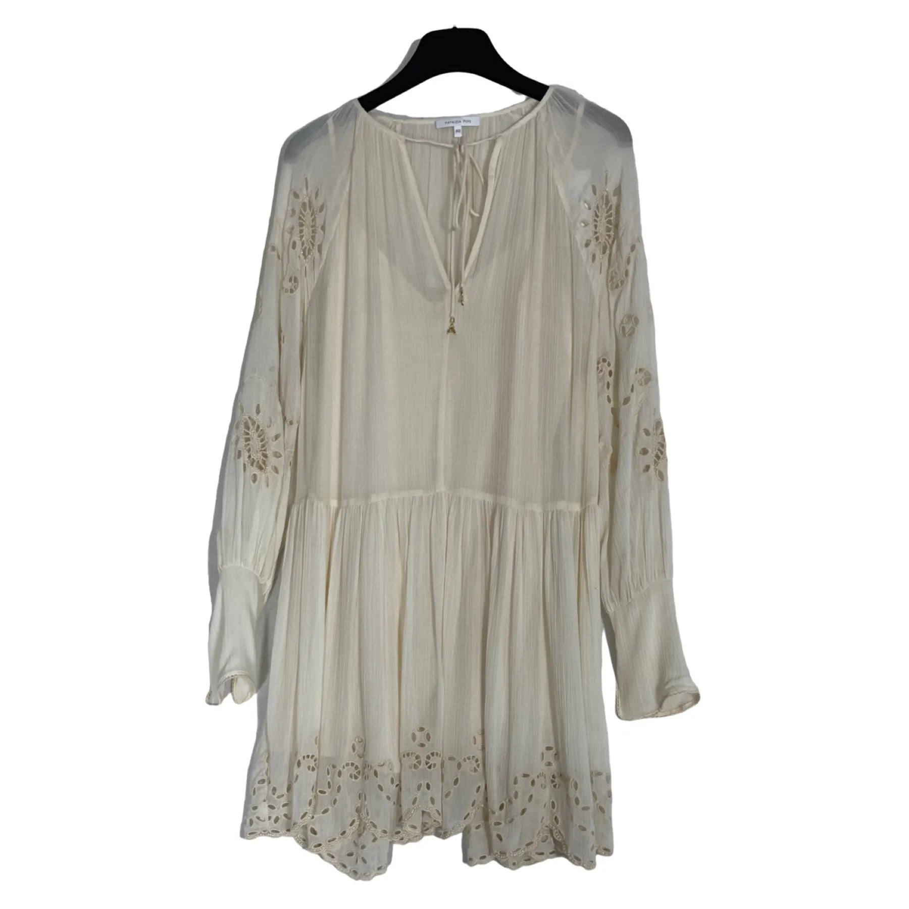 PATRIZIA PEPE 2A2531 A256 Damen Kleid Creme