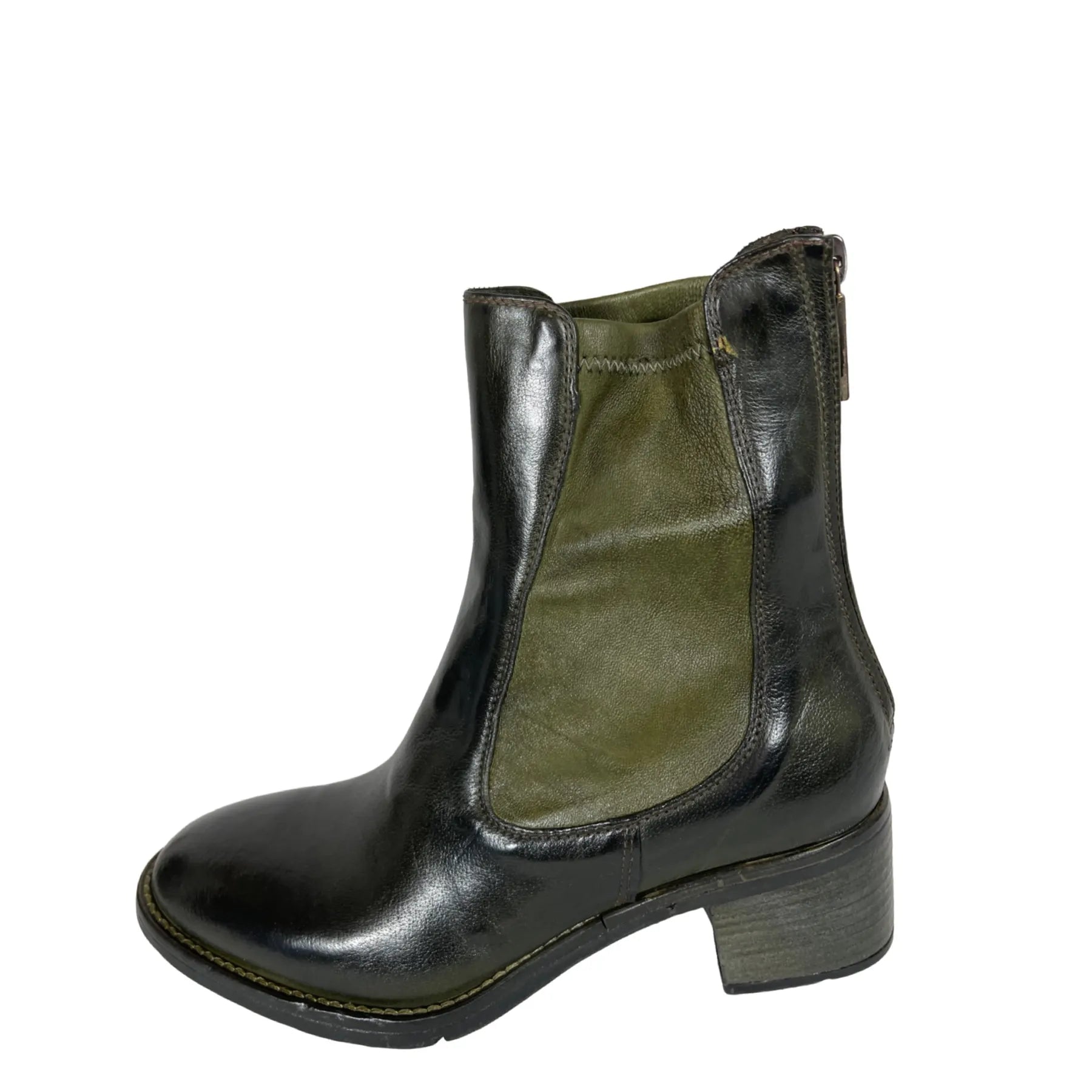 LEMARGO AP06A EVA RANCH Damen Stiefelette Leder Oliv Loden 77.