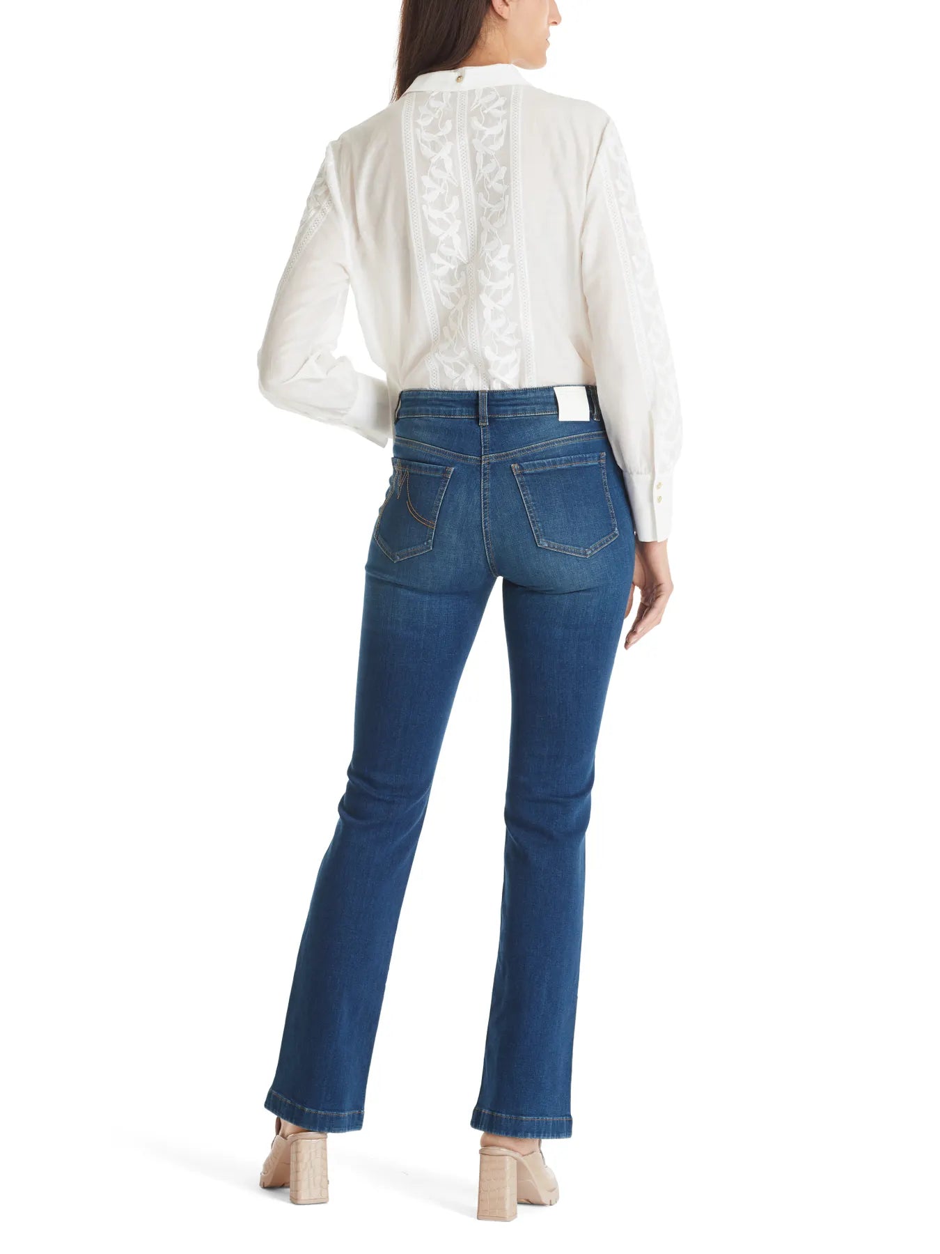 MARC CAIN +P 82.06 D71 Rethink Together Damen Jeans FARO blue denim blau