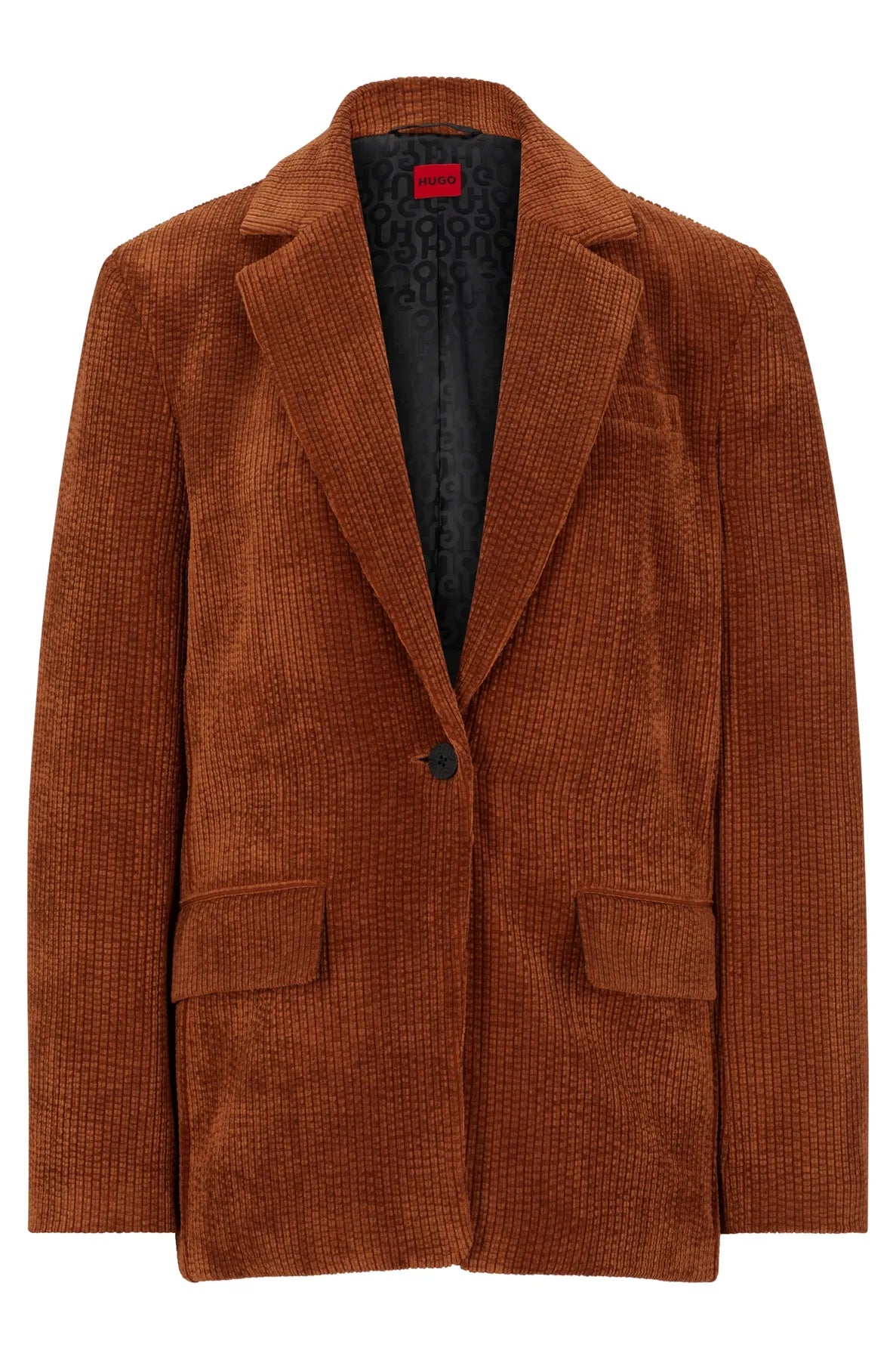 HUGO 50498079 Amugatta-1Damen Cordblazer Braun