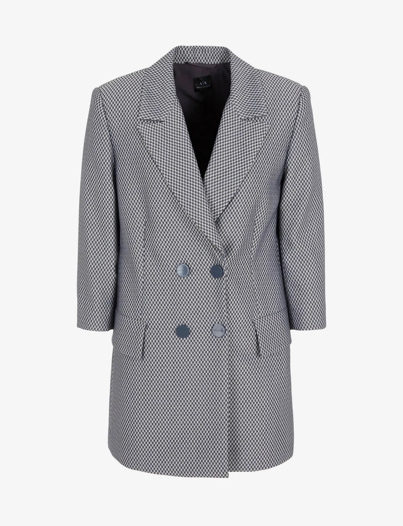 ARMANI 6RYG22 YN6MZ Damen Blazer Schachbrettmuster RACING ISO CHECK