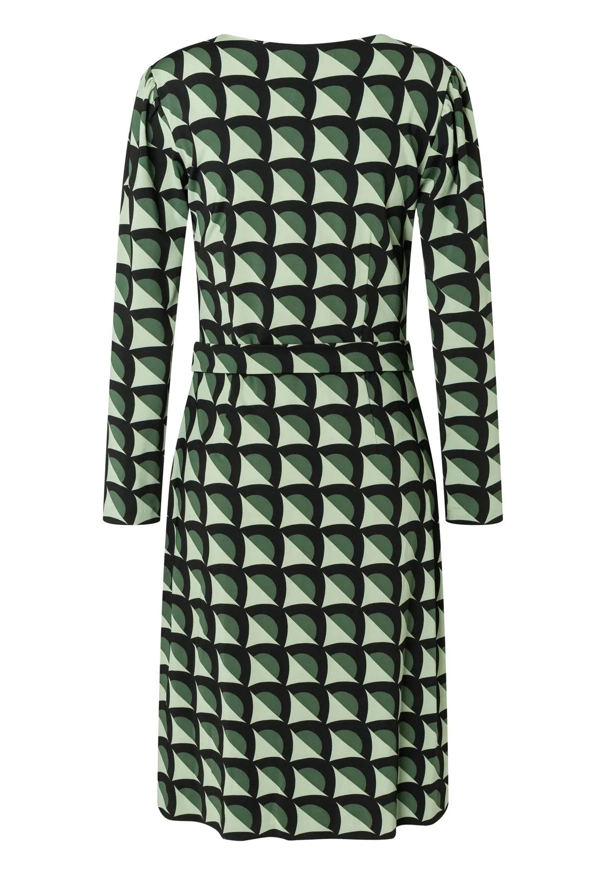 ANA ALCAZAR 040290-3445 dress Mini Kleid im Tunikastil Stretch Schwarz/Grün