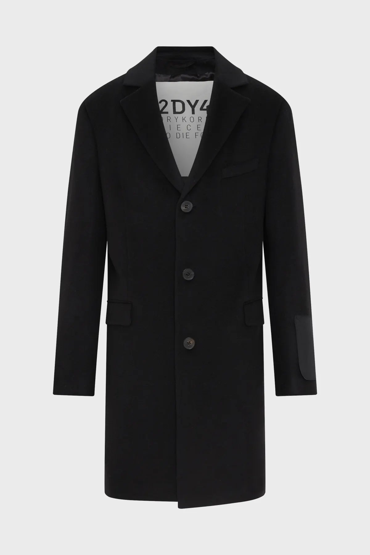 DRYKORN 120153 LUGO_2 10 Herren Mantel Woll-Mix Schwarz 1000