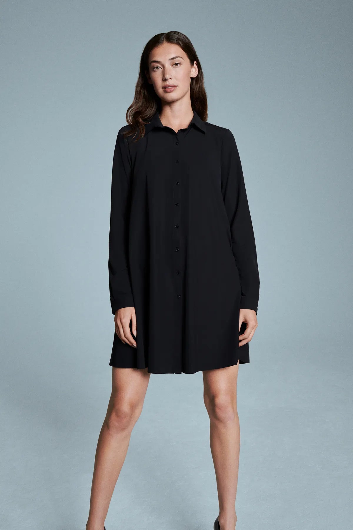 JAPAN TKY EMI Damen Bluse langer Arm Technojersey Stretch