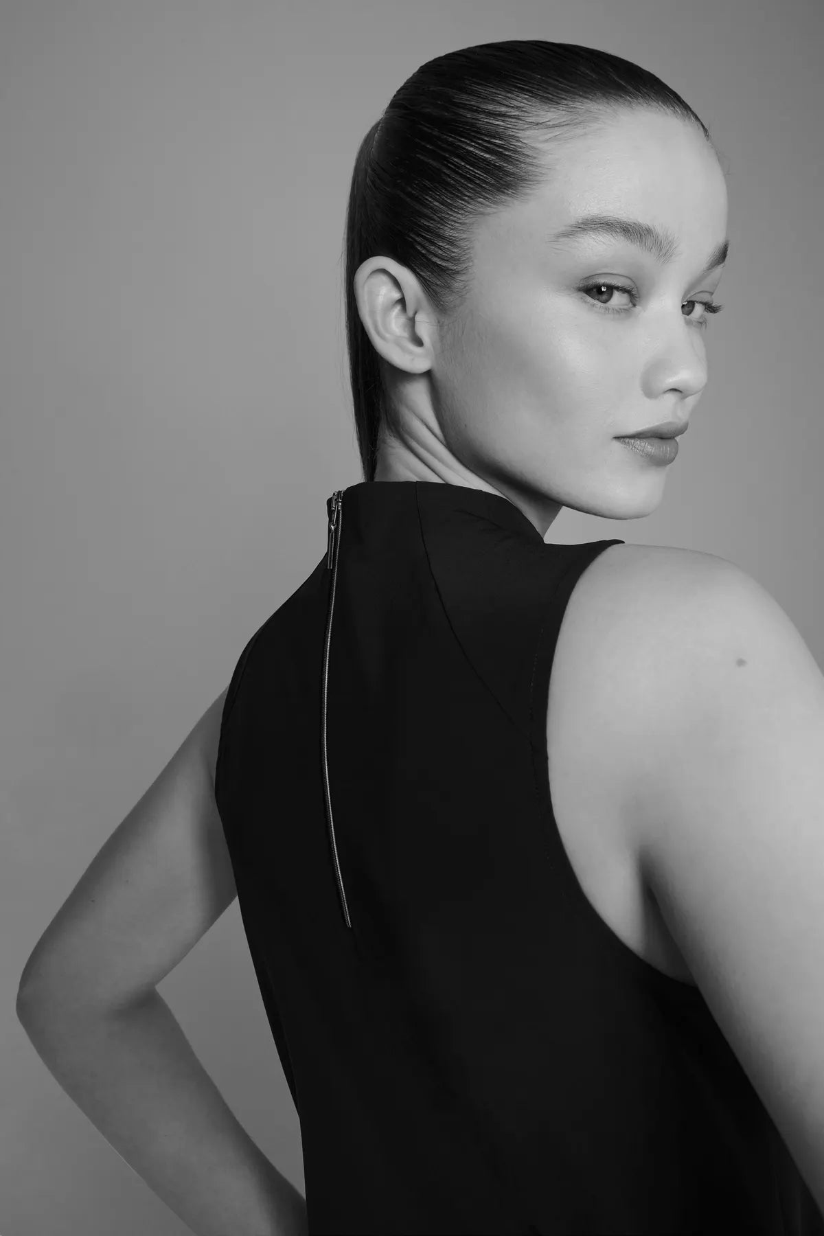 JAPAN TKY AMYA Damen Kleid mit hohem Stretchkomfort 990 DEEP BLACK