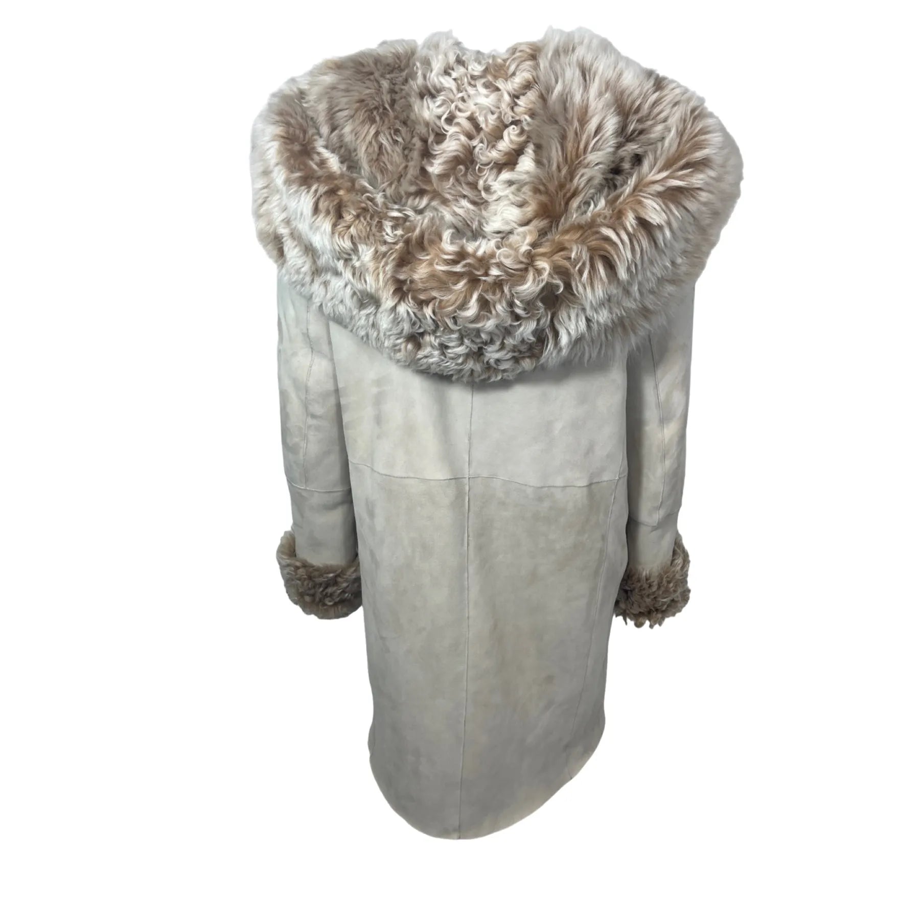 WUNDER FELL WANDA Kurzmantel mit Kapuze Ecru