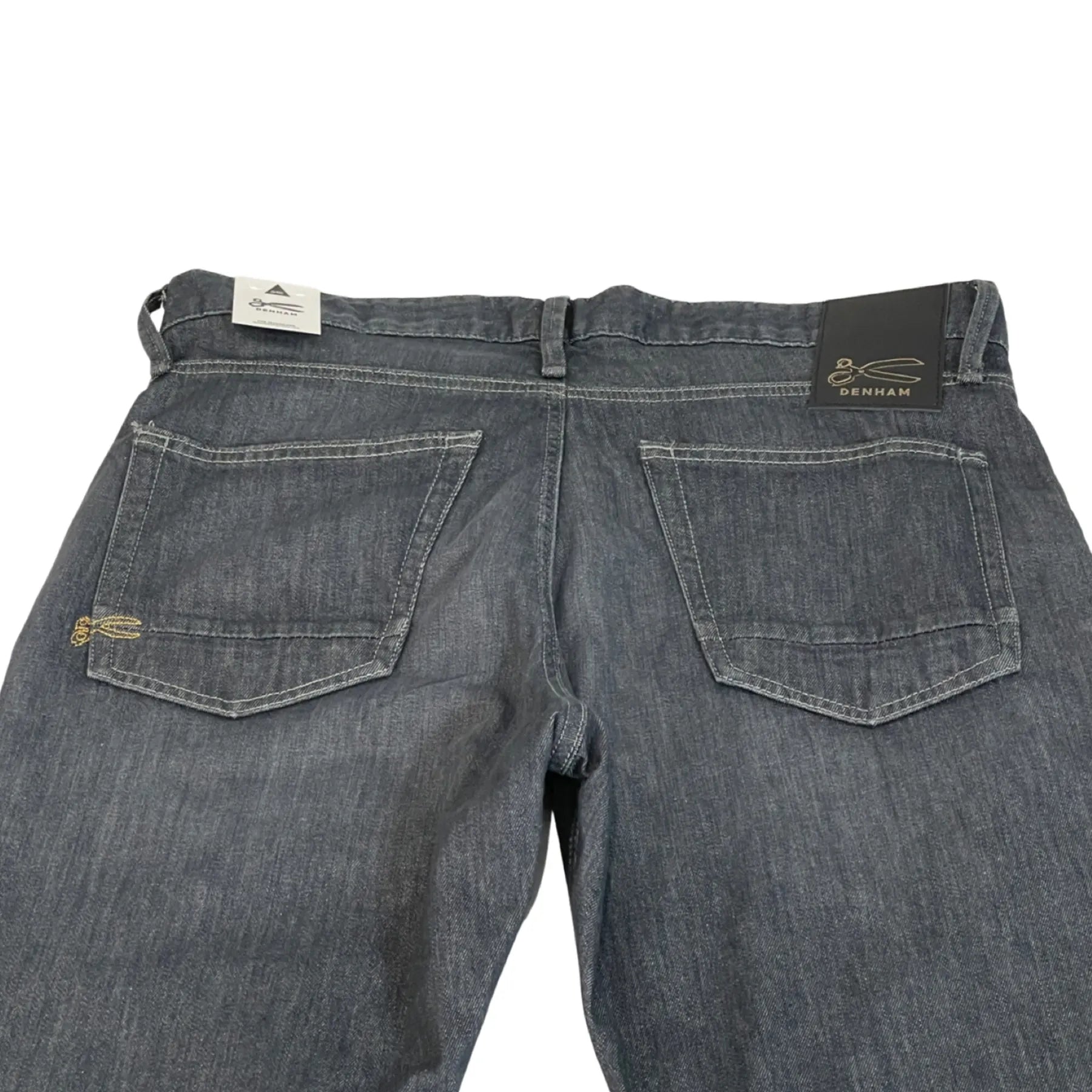 DENHAM 01-23-04-11-008 OSAKA PANT CLWG HERREN JEANS MIT KNOPFLEISTE CARROT FIT GREY