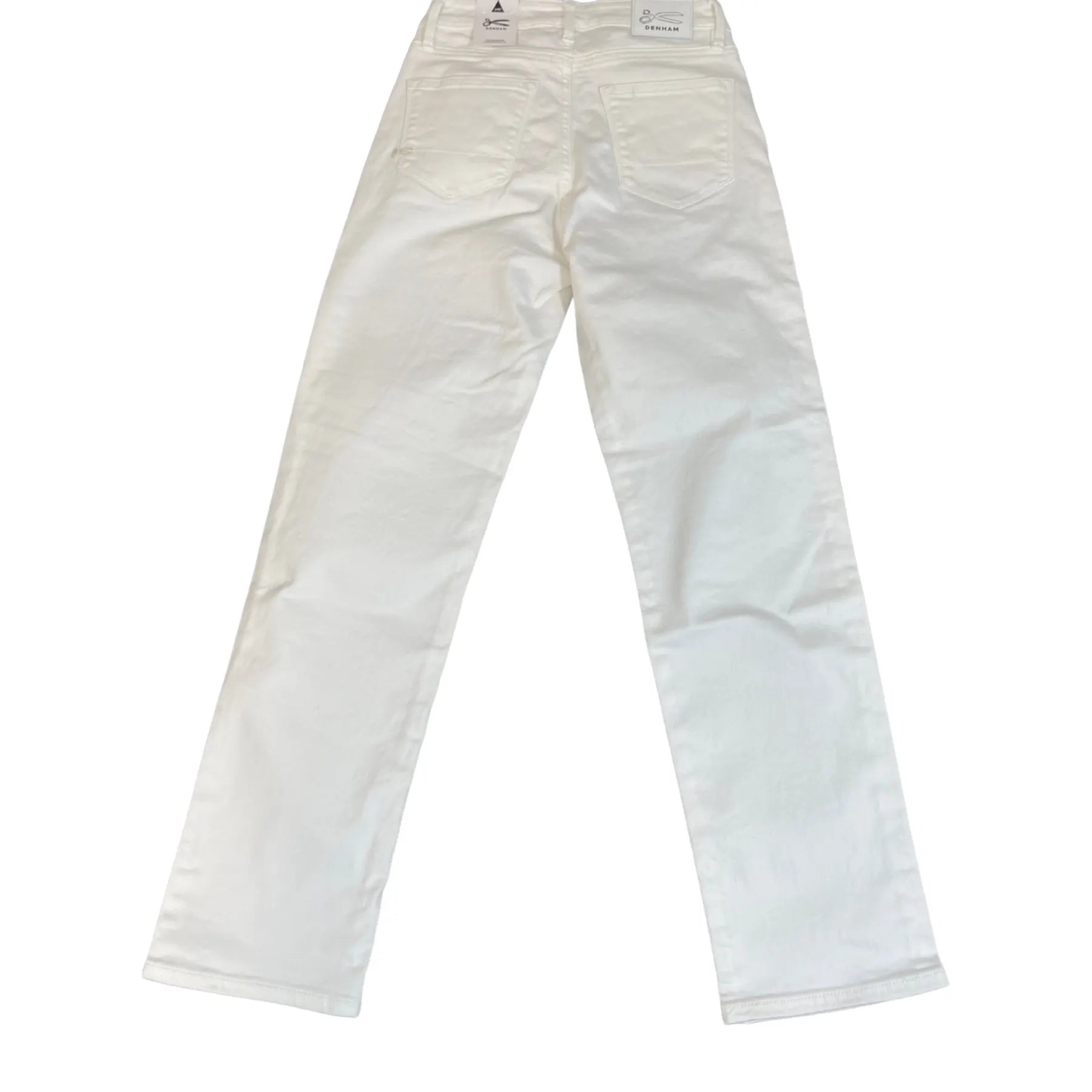 DENHAM 02-23-04-11-024 BARDOT STRAIGHT WHITE DAMEN JEANS HIGH RISE STRAIGHT FIT WEISS