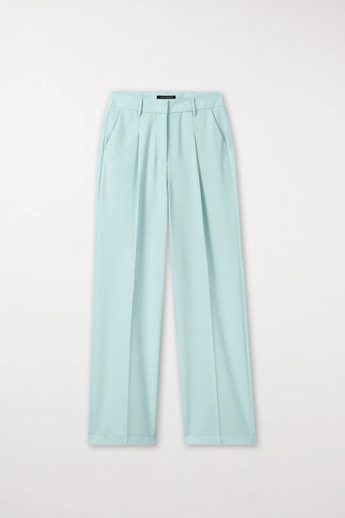 LUISA CERANO 698645/3453-0 Marlenehose Wideleg-Pants mit Bundfalten mineral aqua