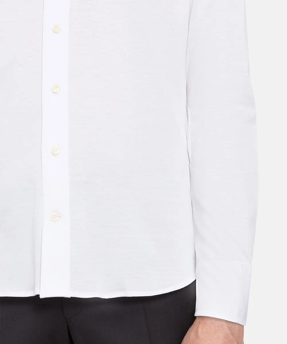 Baldessarini B3 11012.4915 BLD-Hugh-1 Herren Hemd Jersey Weiß