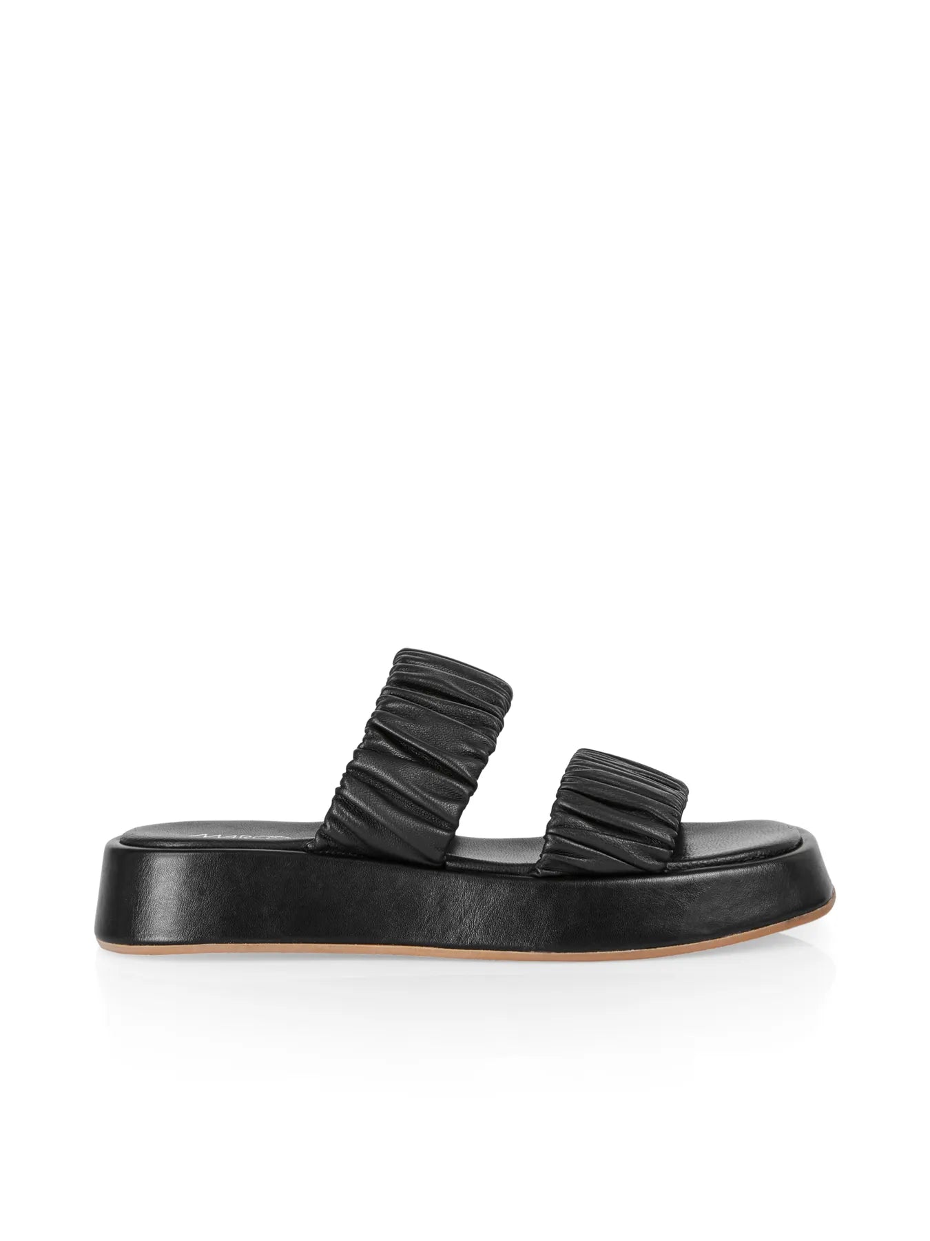 MARC CAIN WB SQ.02 L19 Damen Sandalen mit Plateauabsatz Schwarz