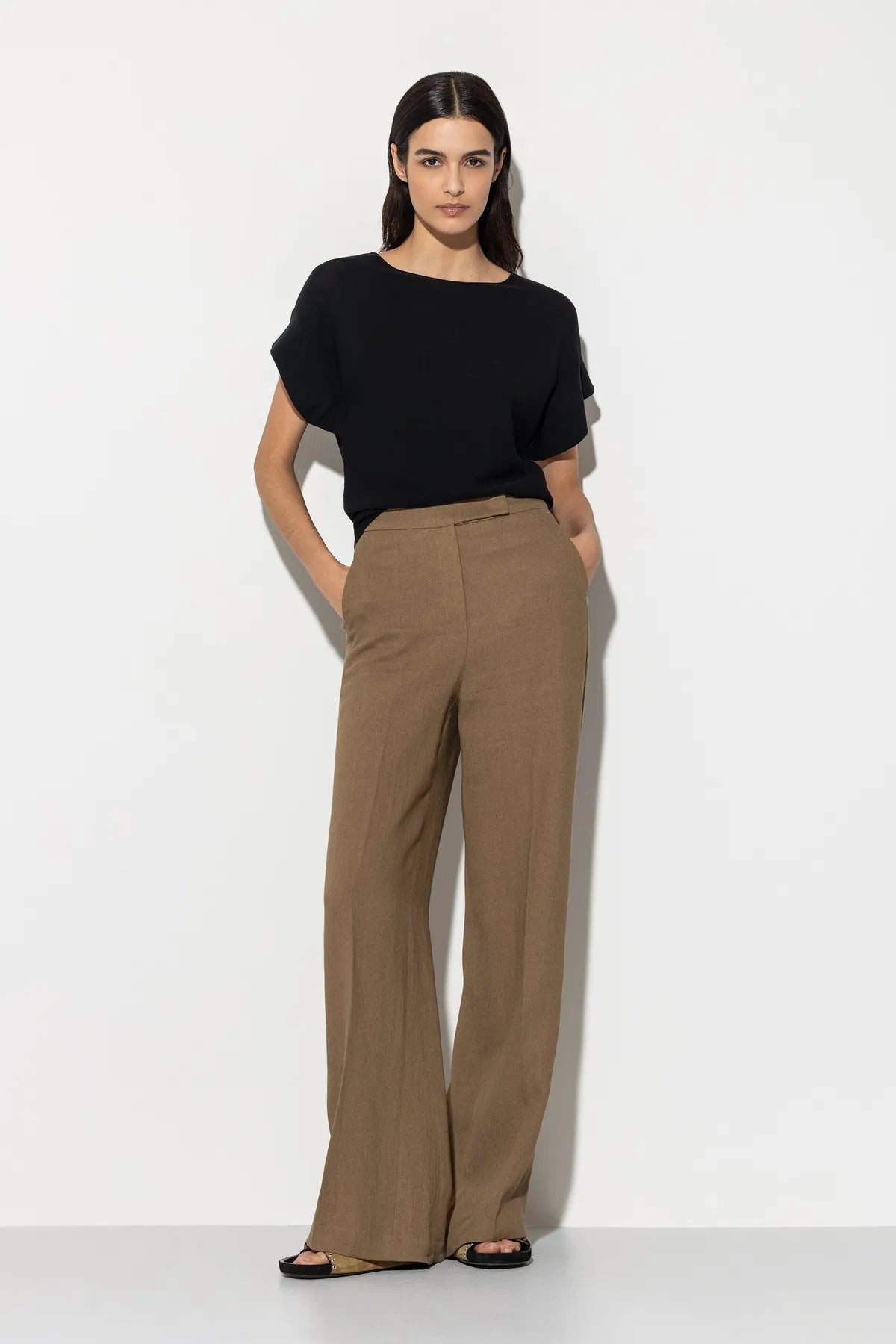 LUISA CERANO 698634/3503-0 Damen Hose tobacco braun