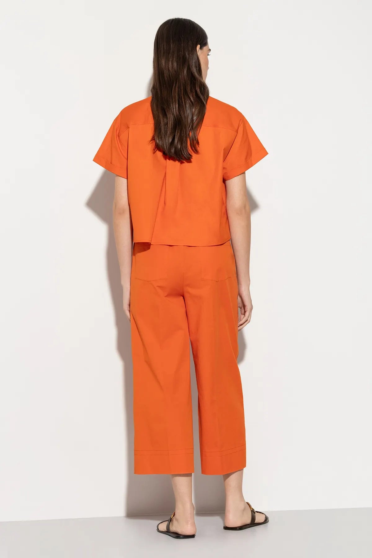 LUISA CERANO 698654/3342-0 Damen Hose Stretch Orange