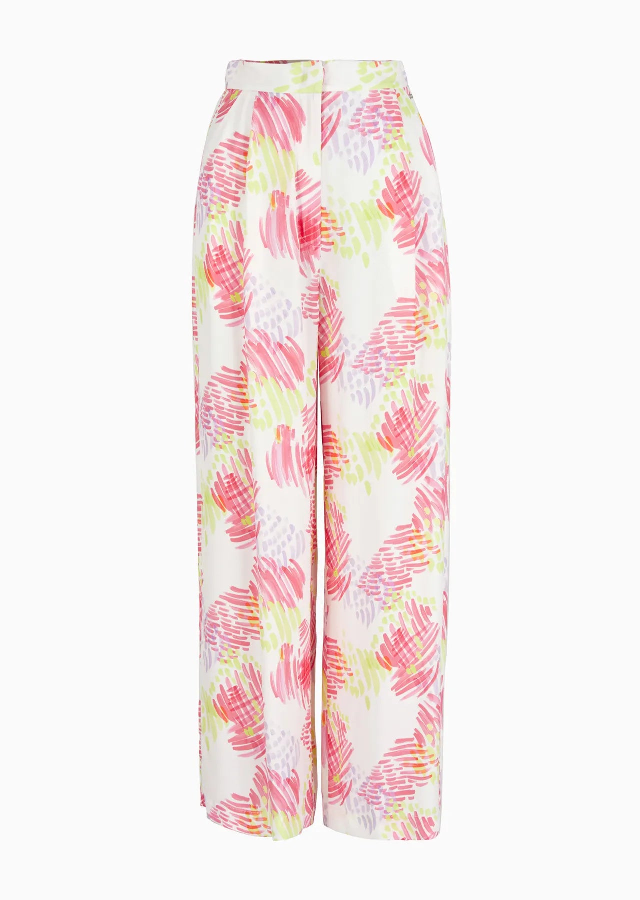 ARMANI 3DYS62 YN8TZ Damen Hose weiß/rot/gelb