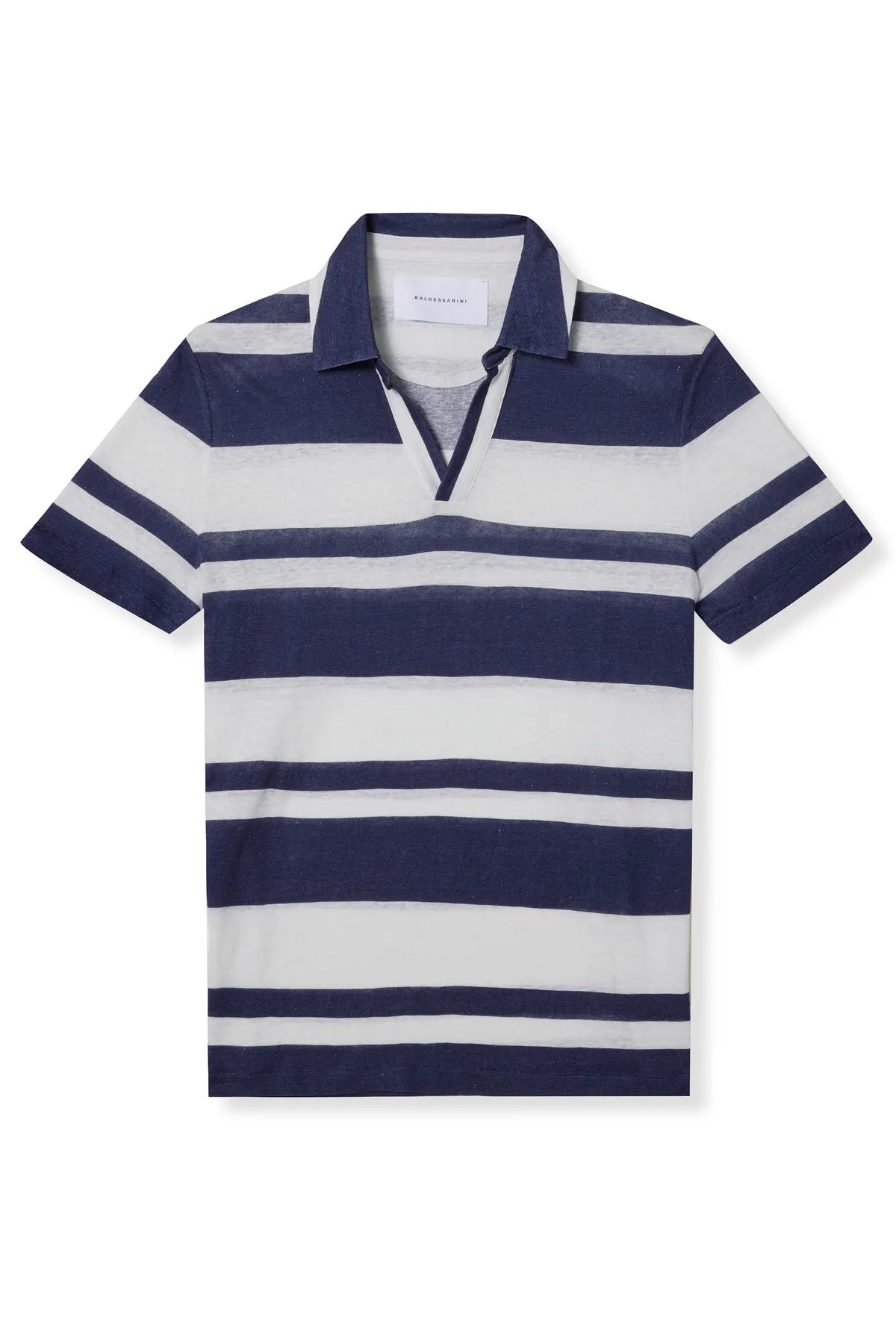Baldessarini B4 10053.5220 BLD-Palace Herren Polo-Shirt night sky gestreift