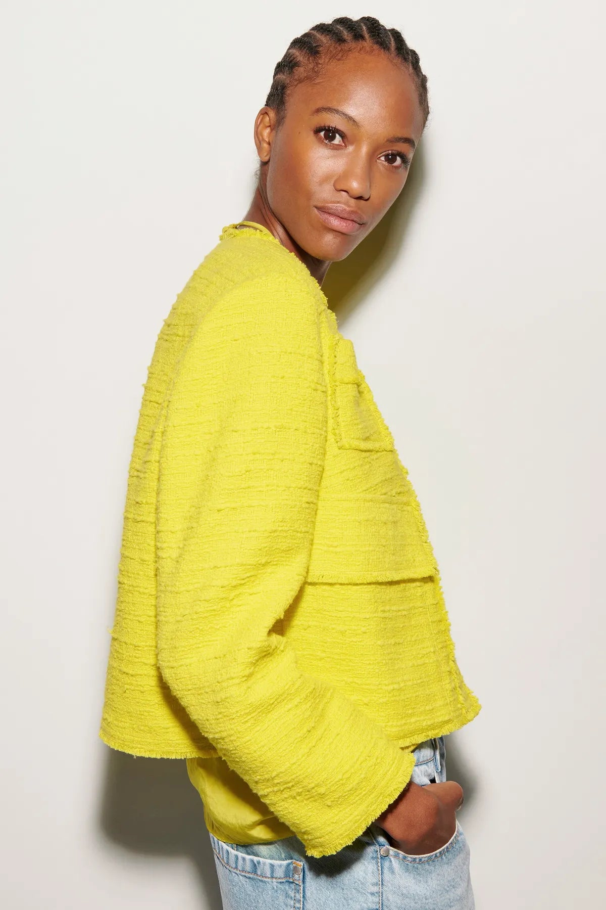 LUISA CERANO 498018/3551-0 Damen Jacke Gelb