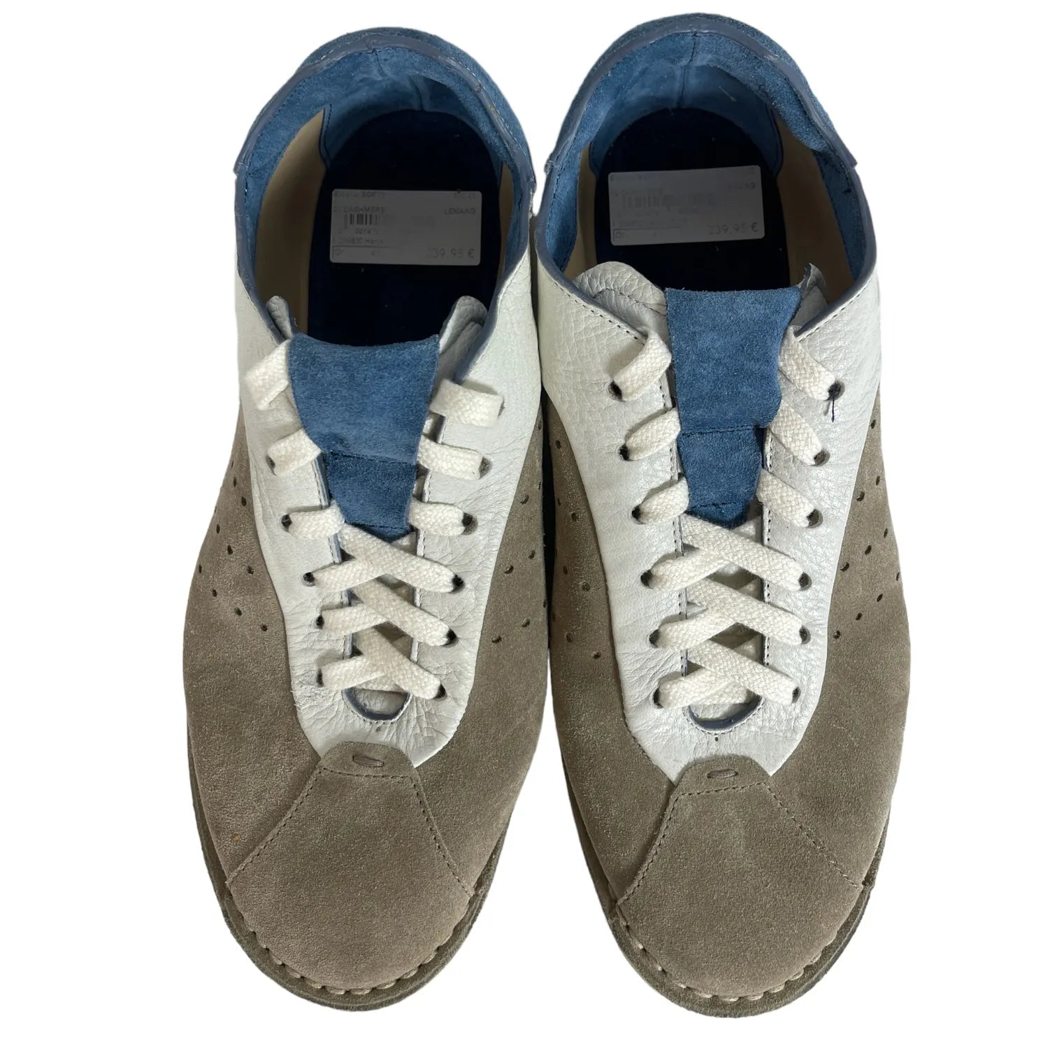 LEMARGO EW01U SOFTY CASHMERE HERREN SNEAKERS SUEDE LEDER Hellbraun.