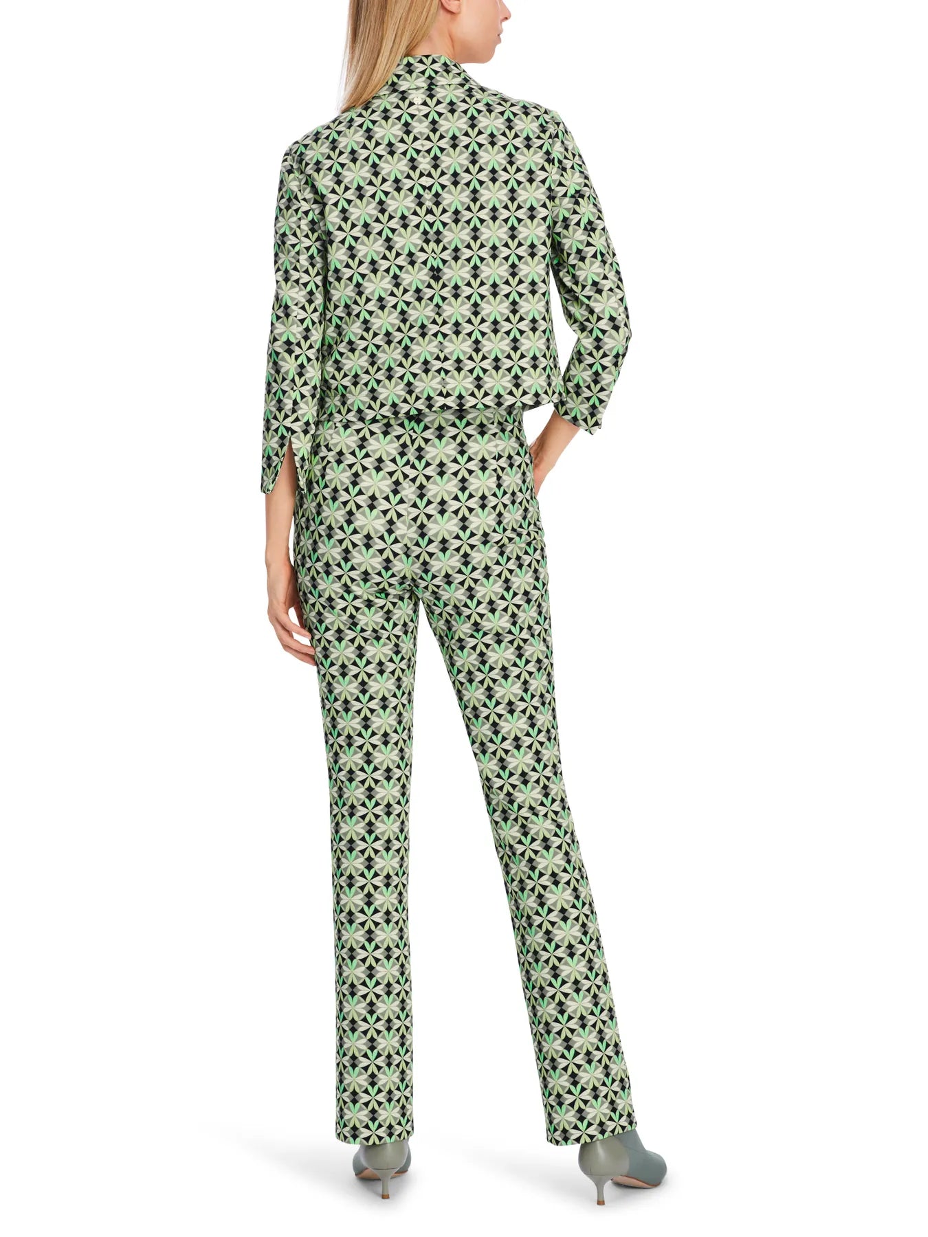 MARC CAIN 
                
                                            XC 31.06 J08 Bedruckte Jacke aus Scuba-Jersey soft malachite grün