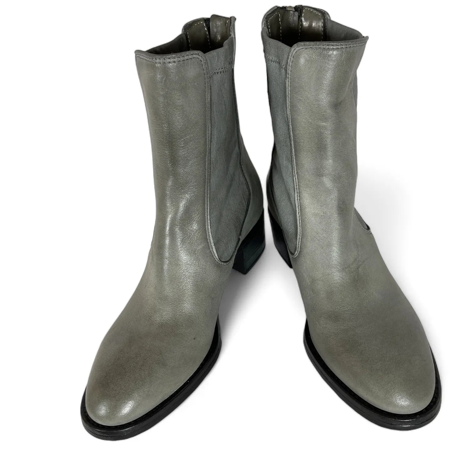 LEMARGO  AP06A NAPO CEMENTO Damen Stiefelette Leder Grau.