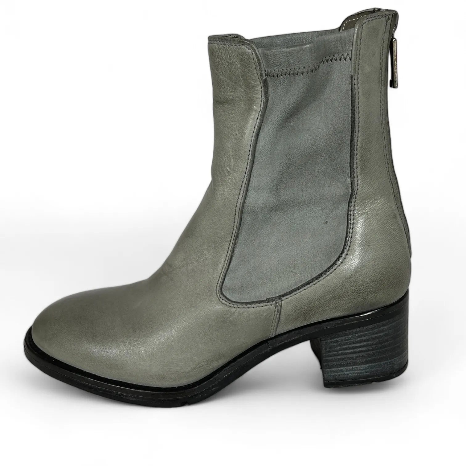 LEMARGO  AP06A NAPO CEMENTO Damen Stiefelette Leder Grau.