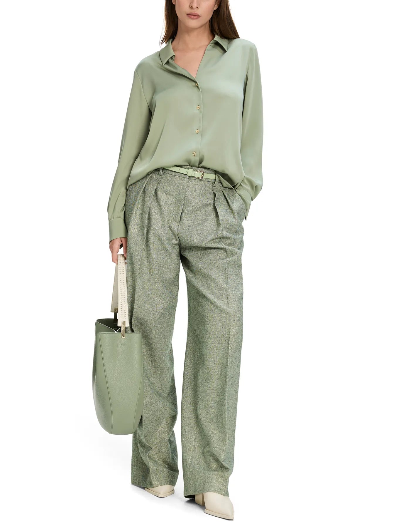 MARC CAIN XC 51.09 W08 Hemdbluse mit Schmuckknöpfen