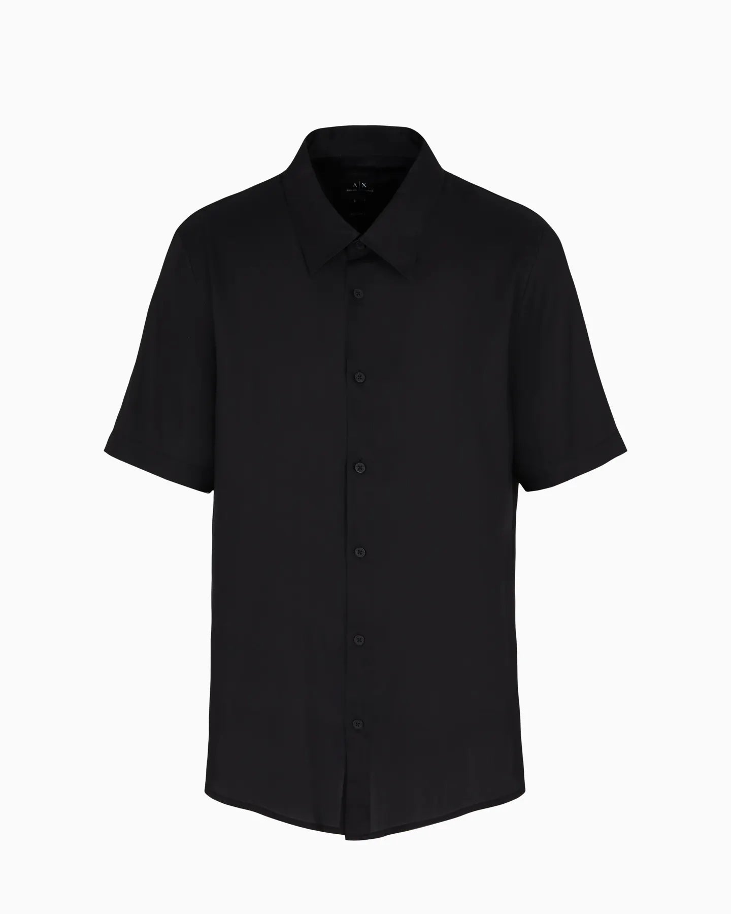 ARMANI XM000451 AF13172 HERREN KURZARM HEMD SCHWARZ