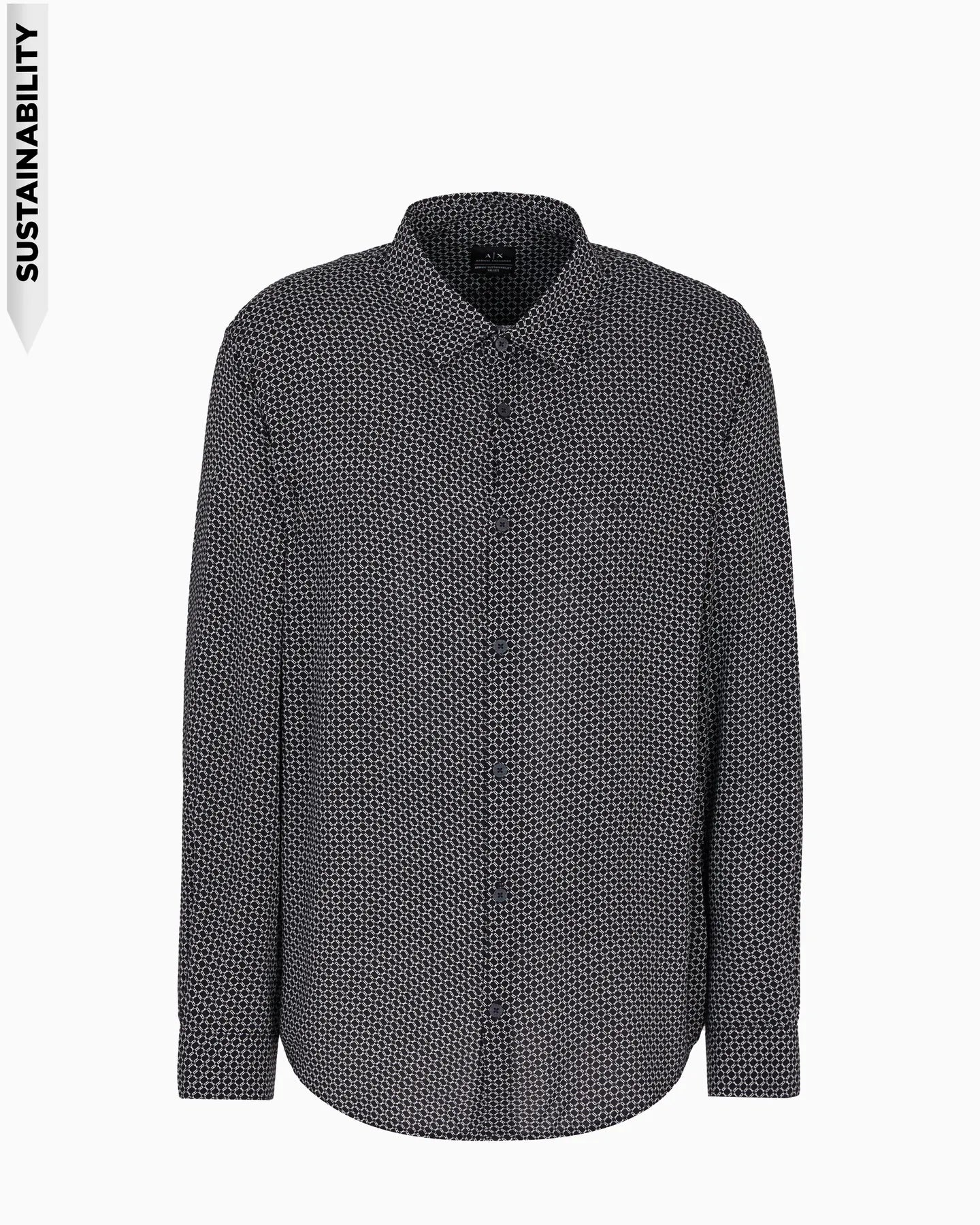 ARMANI - XM000668 AF10253 
                
                    Herren Hemd Shaped Fit Navy