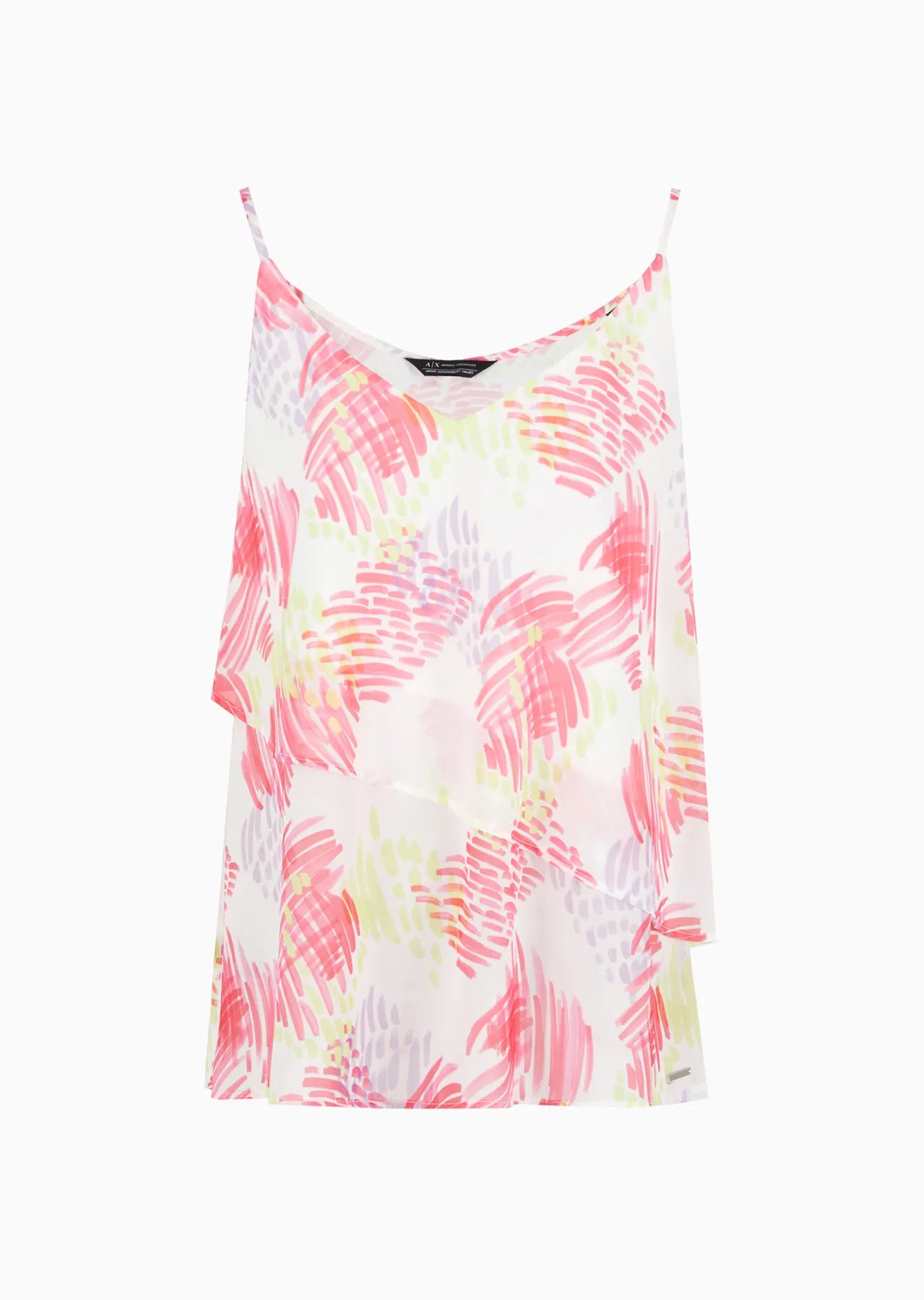 ARMANI   3DYH24 YN6TZ   Damen Top weiß/rot/gelb