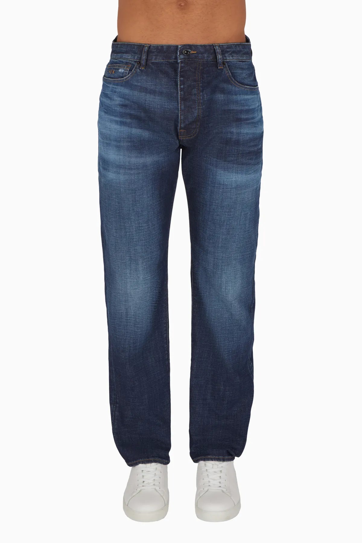 ARMANI XM000074 AF10906 HERREN JEANS TAPERED BLUE DENIM