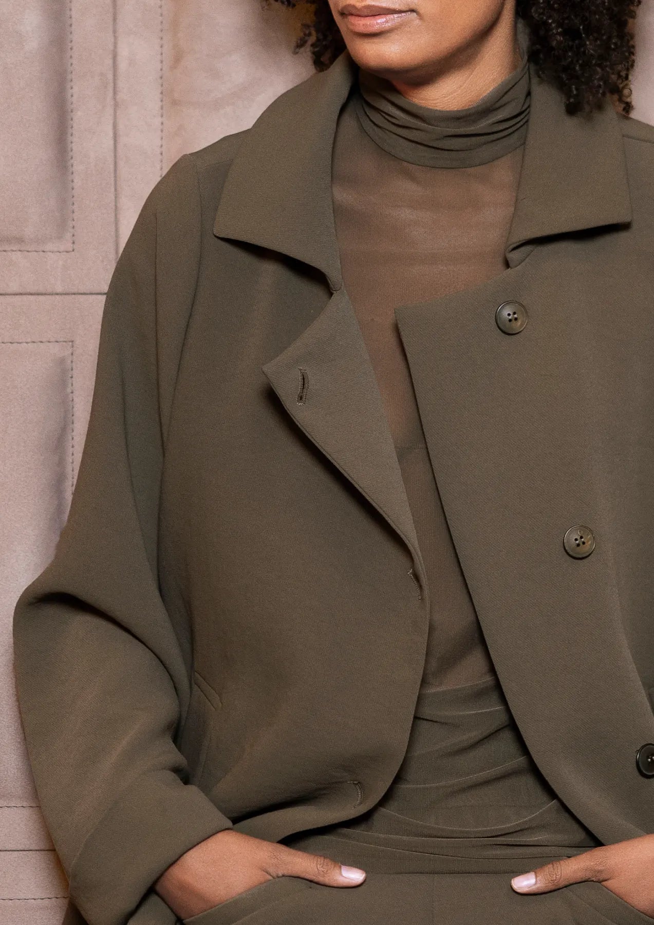 ANIA SCHIERHOLT JA2957/32 DAMEN BLAZER TRÜFFEL.